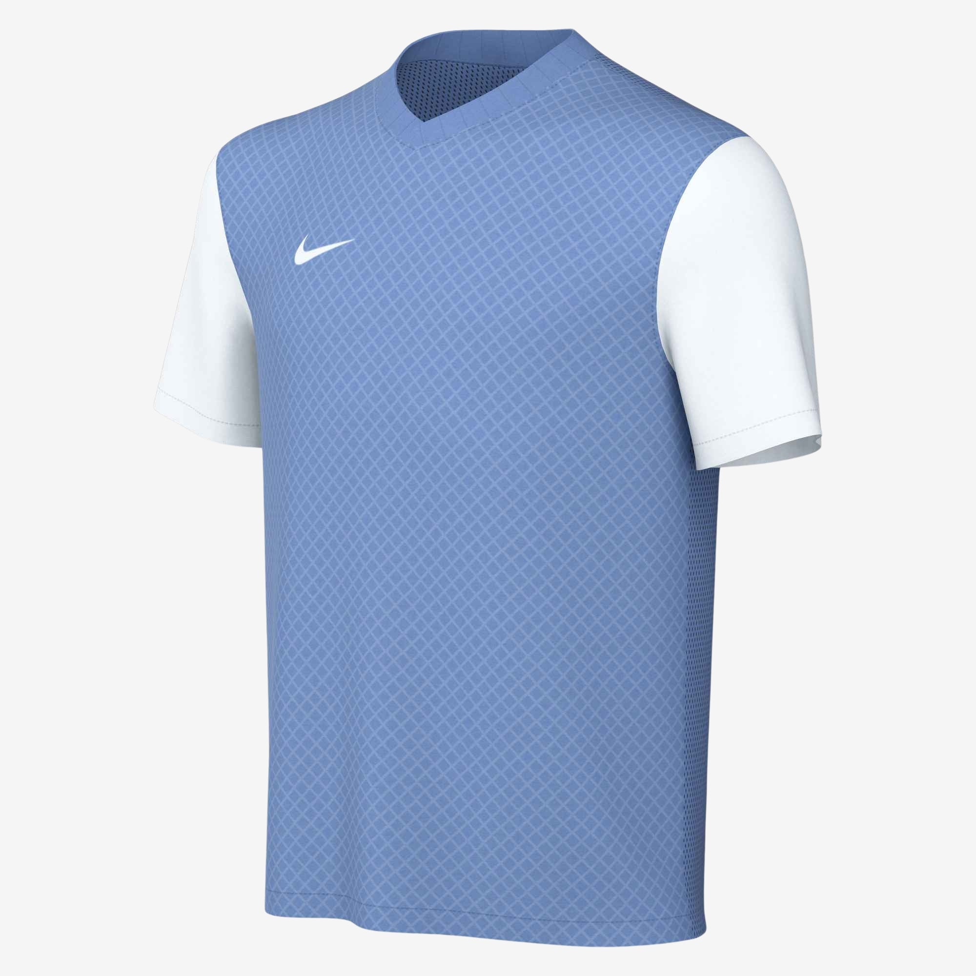 Nike Dri-FIT Tiempo Premier 2 Big Kids' Short-Sleeve Soccer Jersey - Valor Blue/White/White