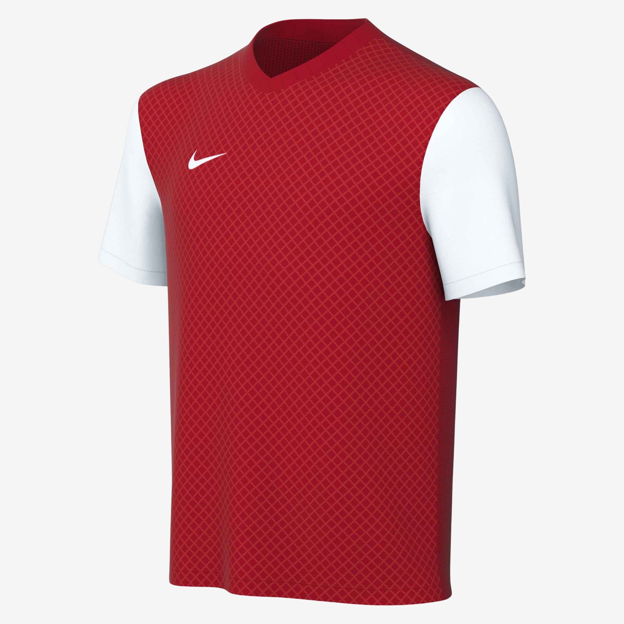 Nike Dri-FIT Tiempo Premier 2 Big Kids' Short-Sleeve Soccer Jersey - University Red/White/White