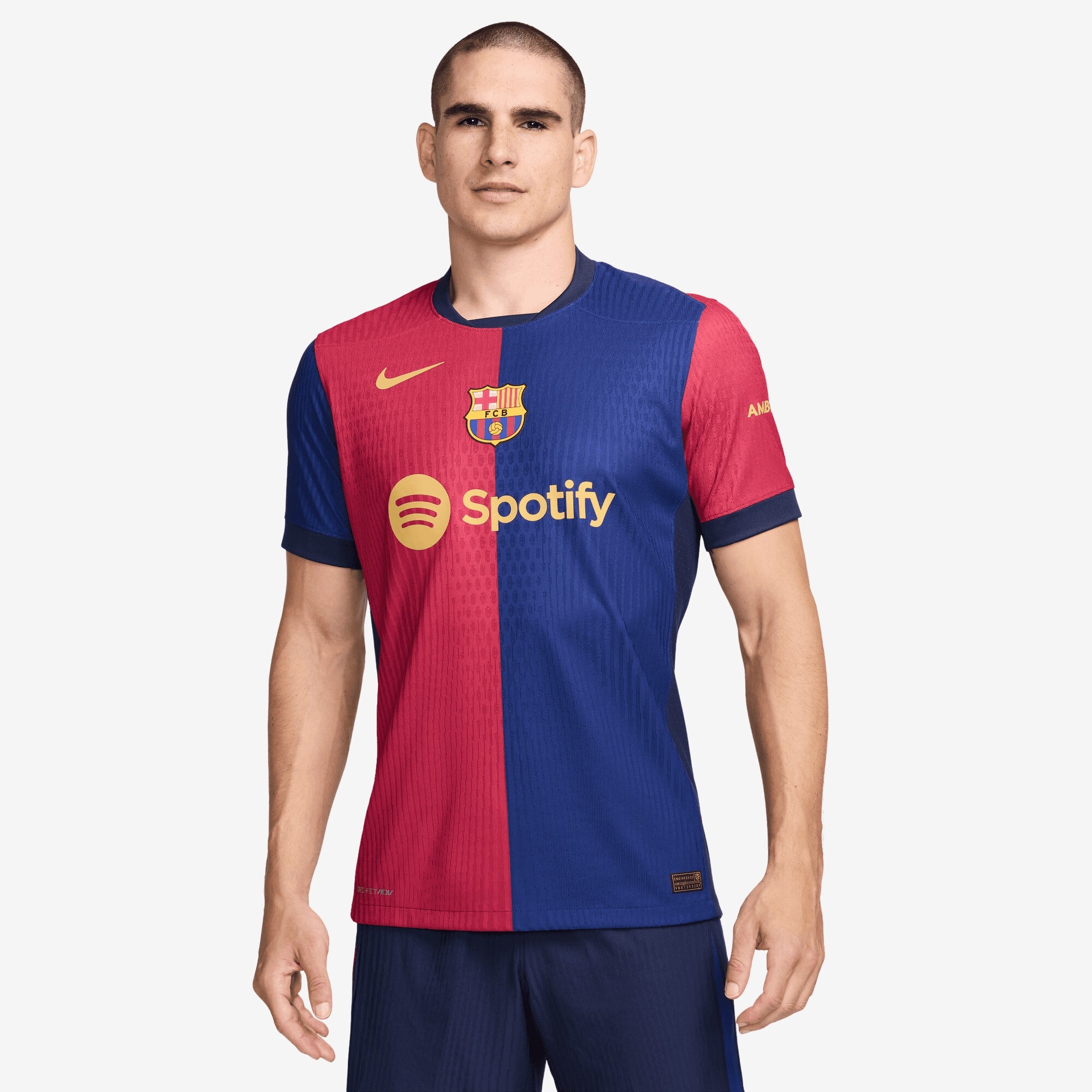 Nike FC Barcelona 2024/25 Match Home Men's Dri-FIT ADV Soccer Authentic Jersey - Deep Royal Blue/Noble Red/Club Gold