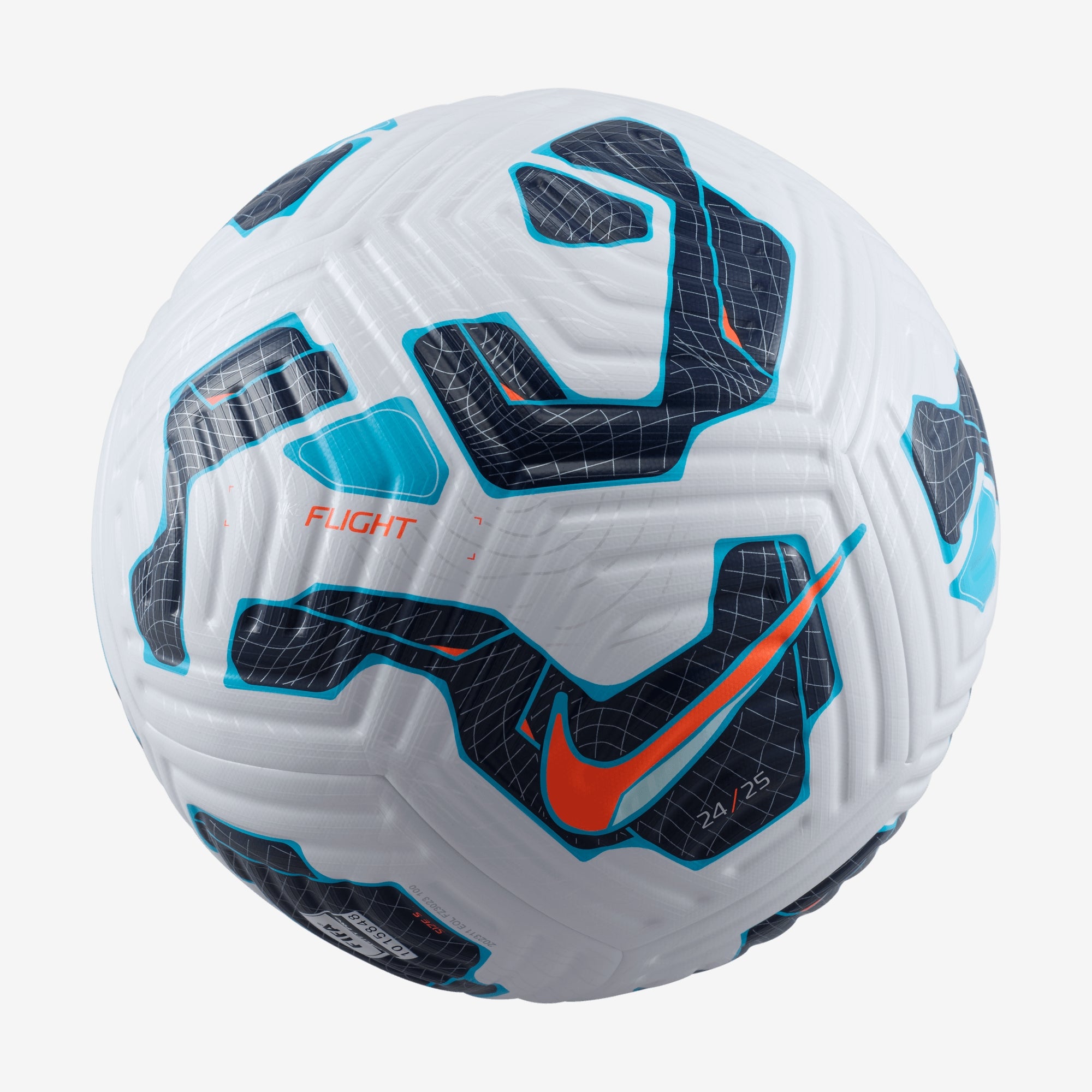 Nike Flight Soccer Ball - White/Blackened Blue/Hyper Crimson