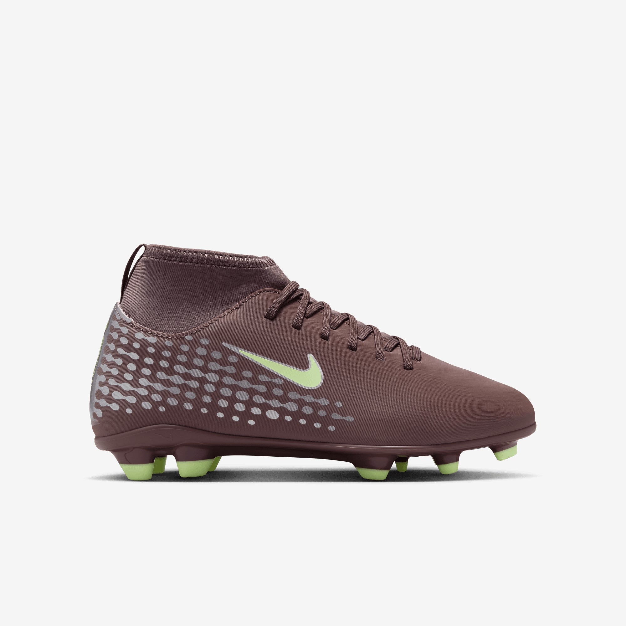 Nike Jr. Mercurial Superfly 10 Club Kylian Mbappé Big Kids' Multi-Ground High-Top Soccer Cleats - Plum Eclipse/Metallic Silver