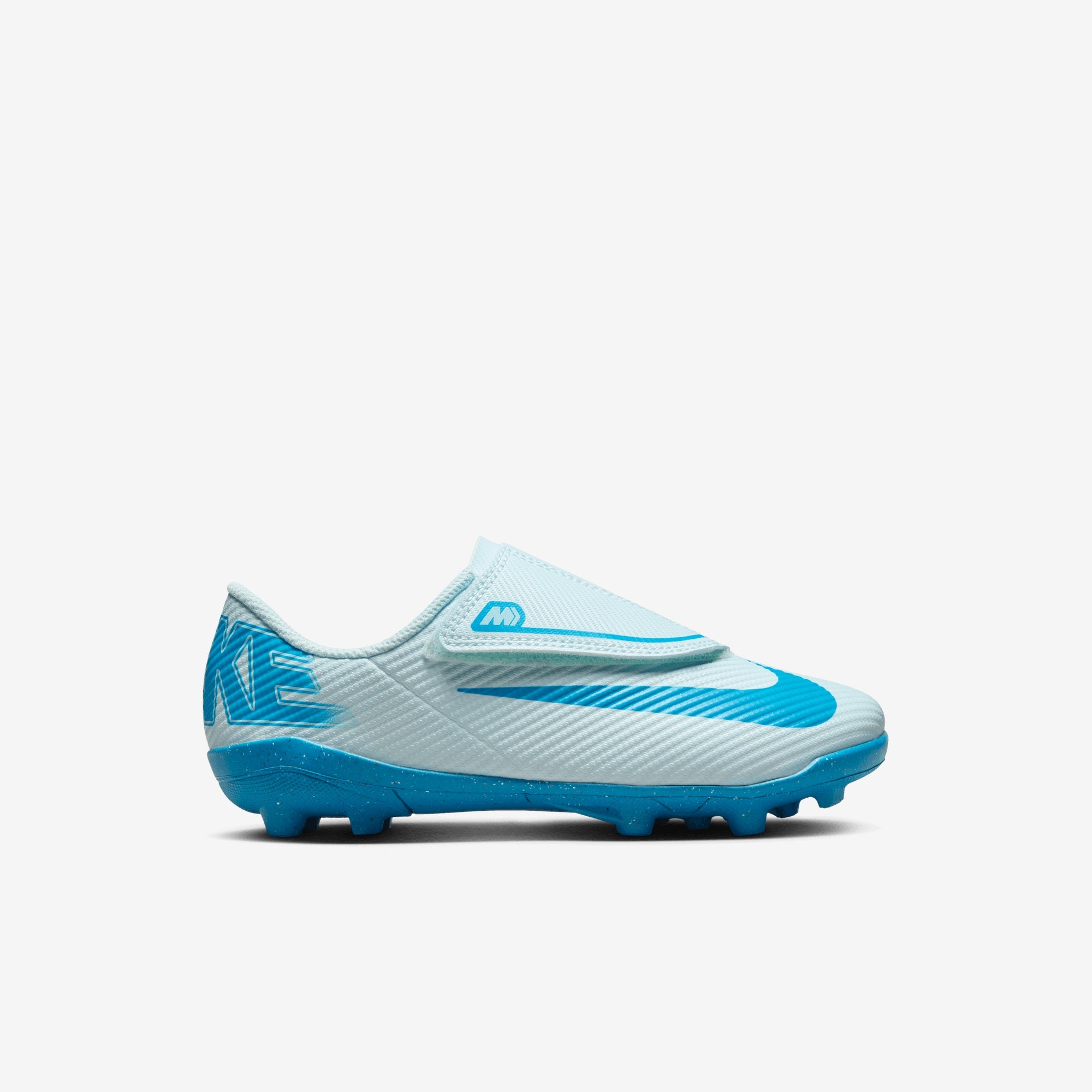 Nike Jr. Mercurial Vapor 16 Club Little Kids' MG Low-Top Soccer Cleats - Glacier Blue/Blue Orbit