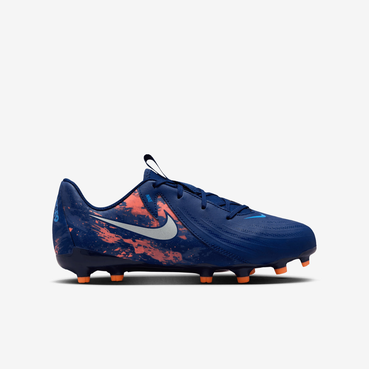 Nike Force9 Dark Blue/Orange Soccer Cleats Nike Erling Haaland Force 9 Boots Blue | TikTok main image 3