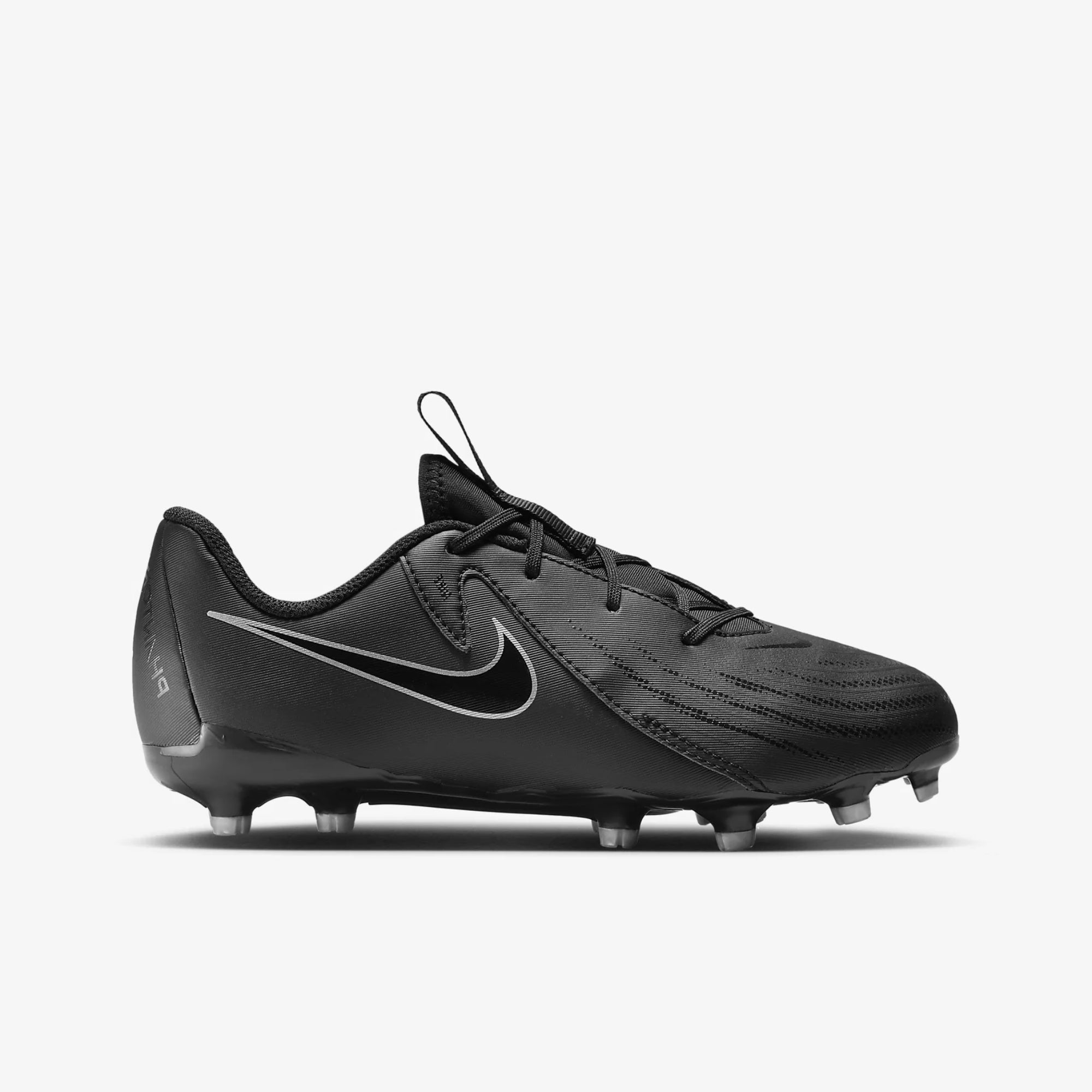 Nike Jr. Phantom GX 2 Academy Little/Big Kids' MG Low-Top Soccer Cleats - Black/Black