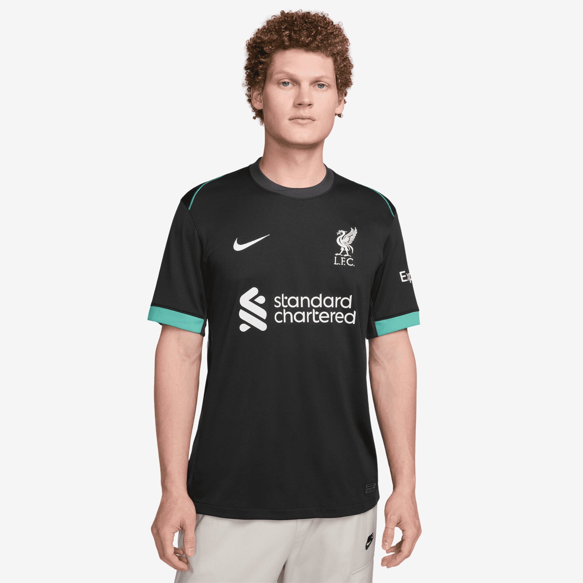 Nike Liverpool FC 2024/25 Stadium Away Men's Dri-FIT Soccer Replica Jersey - Night Forest/Anthracite/Washed Teal/Sail