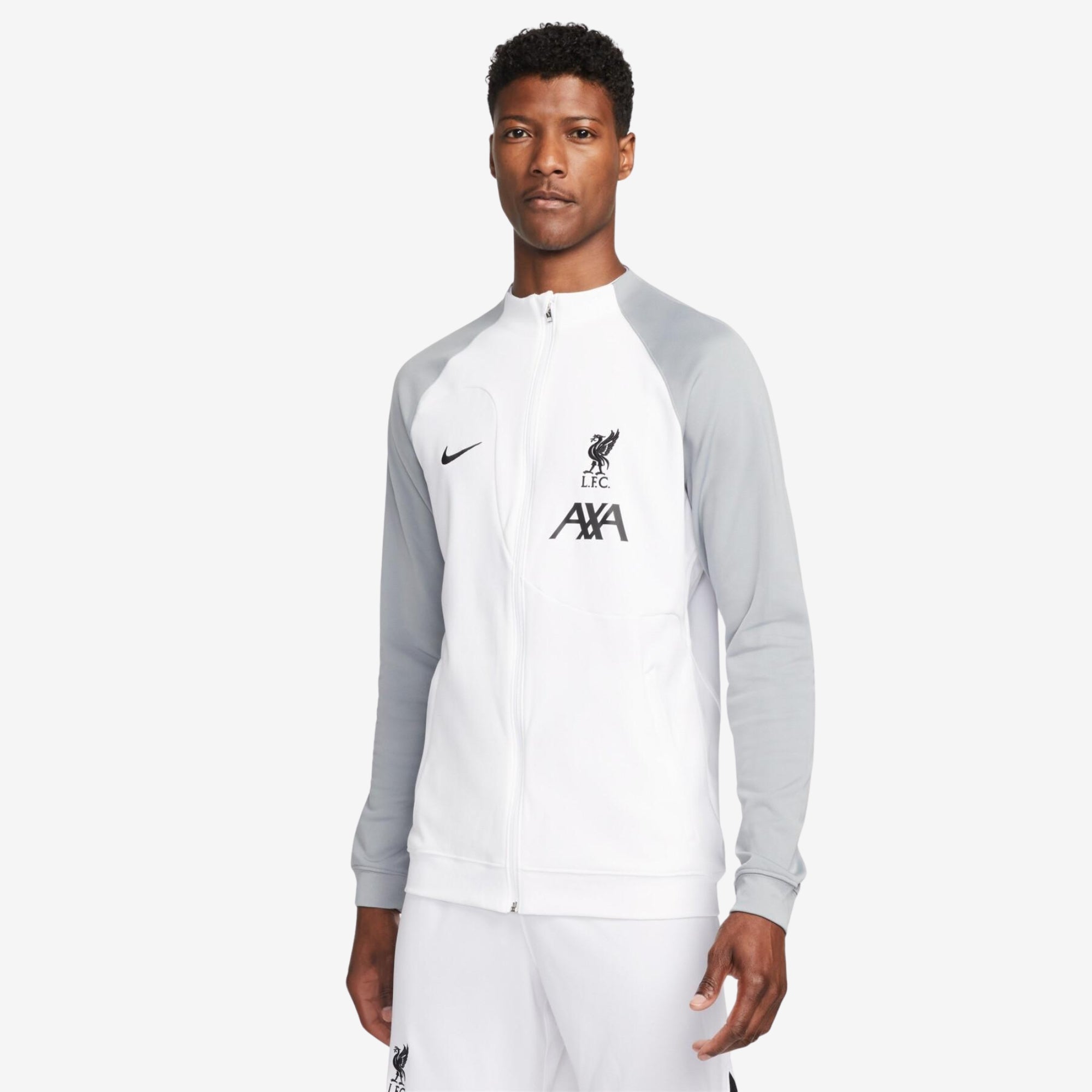 Nike Liverpool FC Academy Pro Anthem Men's Full-Zip Soccer Jacket - White/Particle Grey/Black/Black