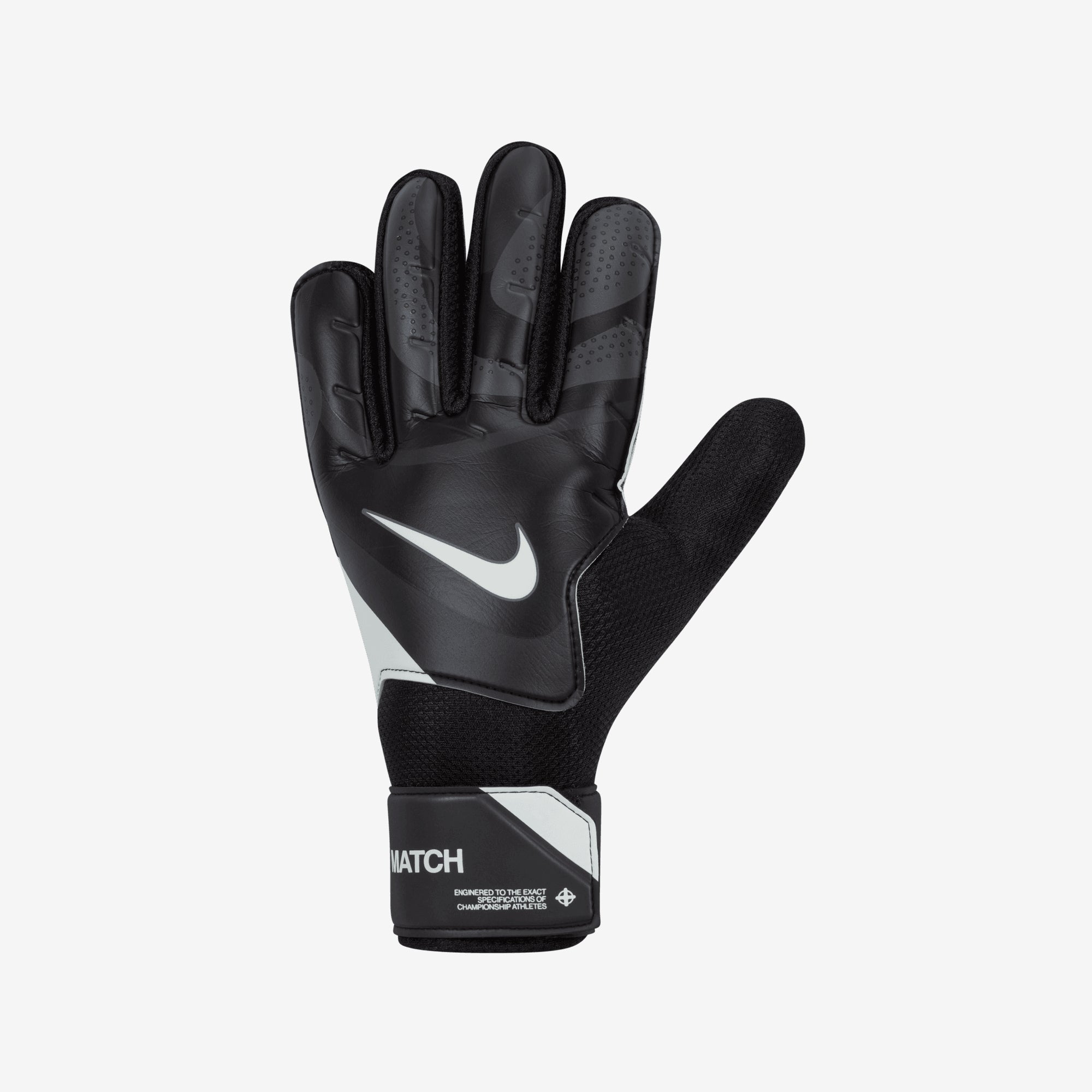 Nike Match Soccer Goalkeeper Gloves - Black/Dark Grey/White