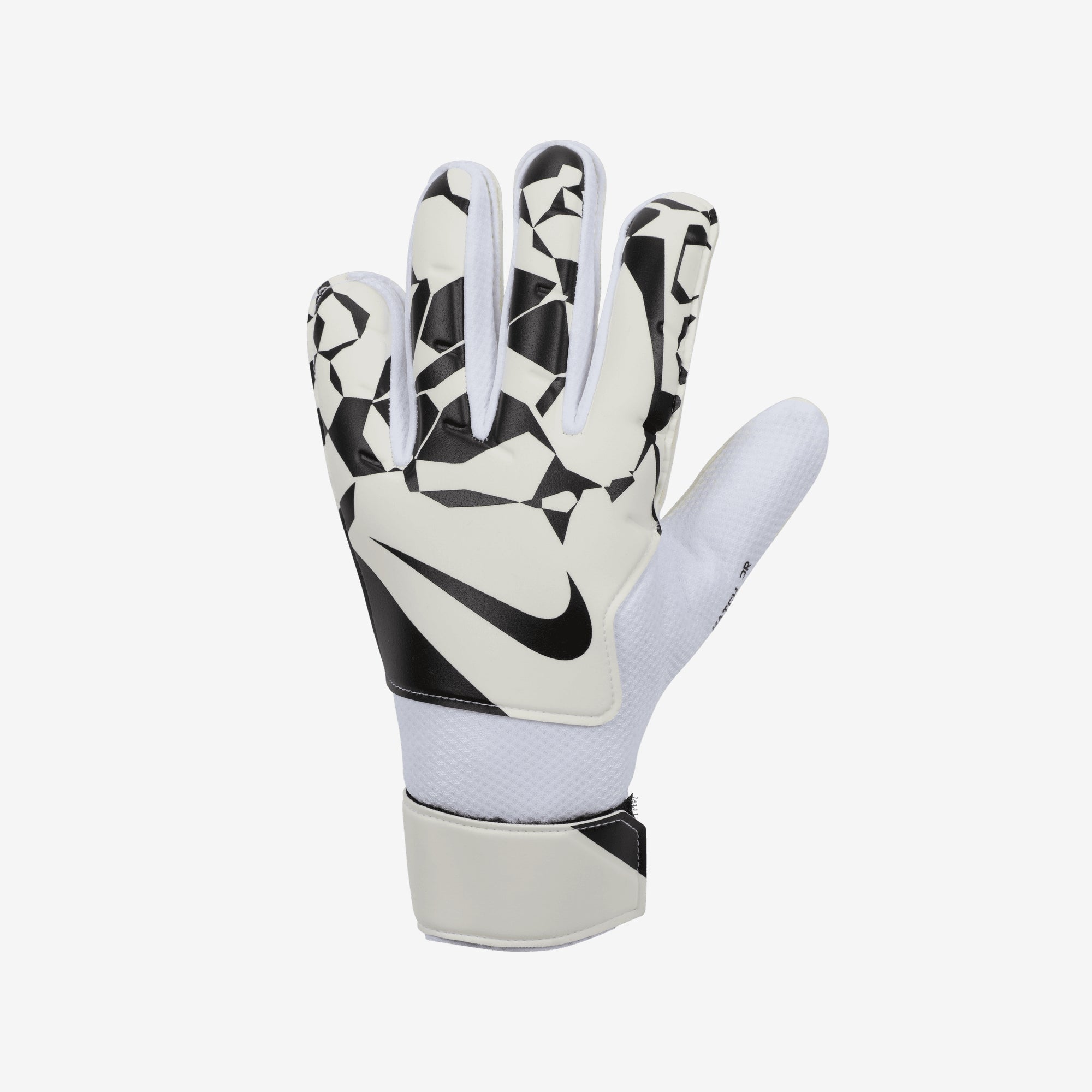 Nike Match Jr. Big Kids' Goalkeeper Soccer Gloves - White/Black/Black