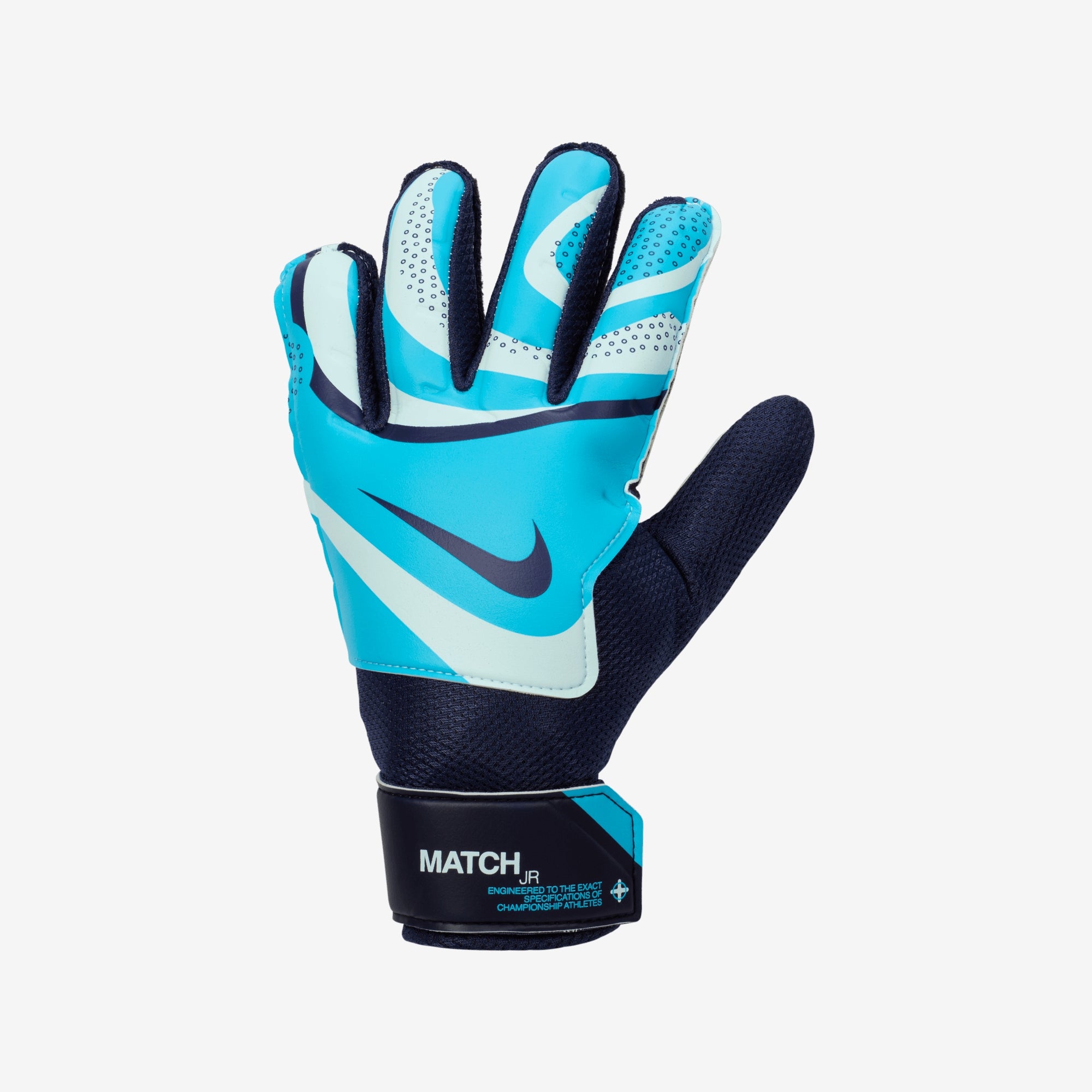 Nike Match Jr. Goal Keeper Gloves - Blue Fury/Glacier Blue/Blackened Blue