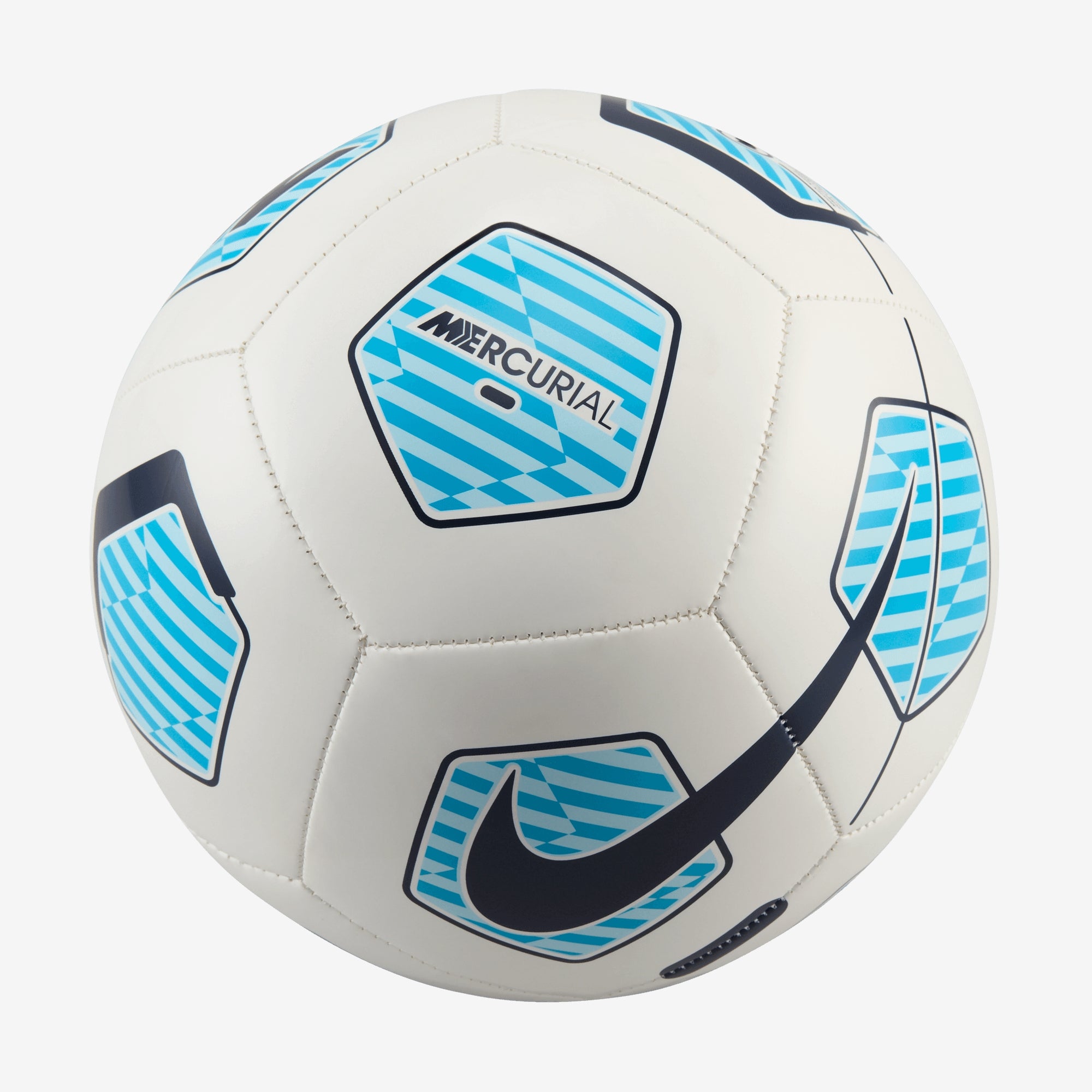 Nike Mercurial Fade Soccer Ball - White/Blue Fury/Blackened Blue