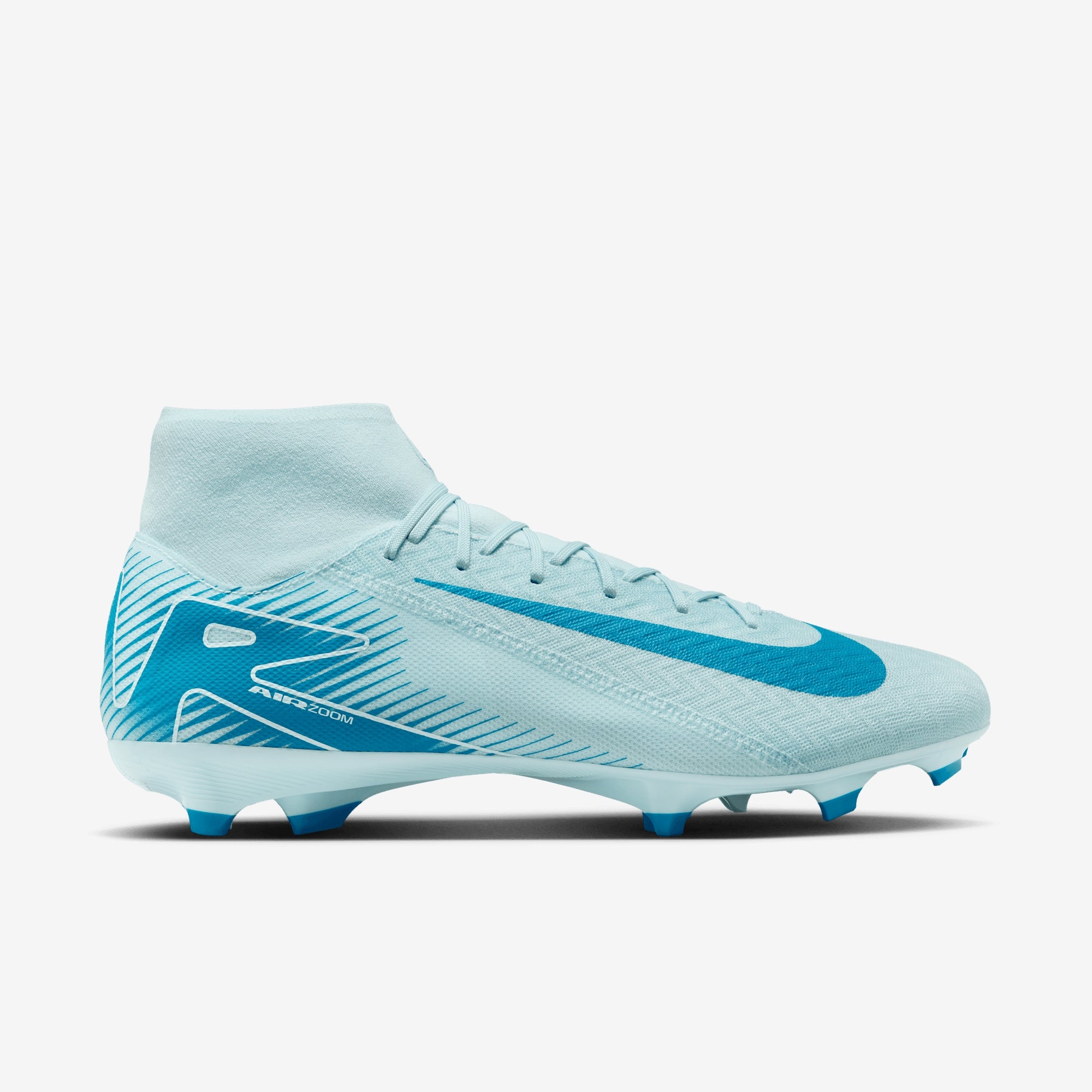 Nike Mercurial Superfly 10 Academy MG High-Top Soccer Cleats - Glacier Blue/Blue Orbit