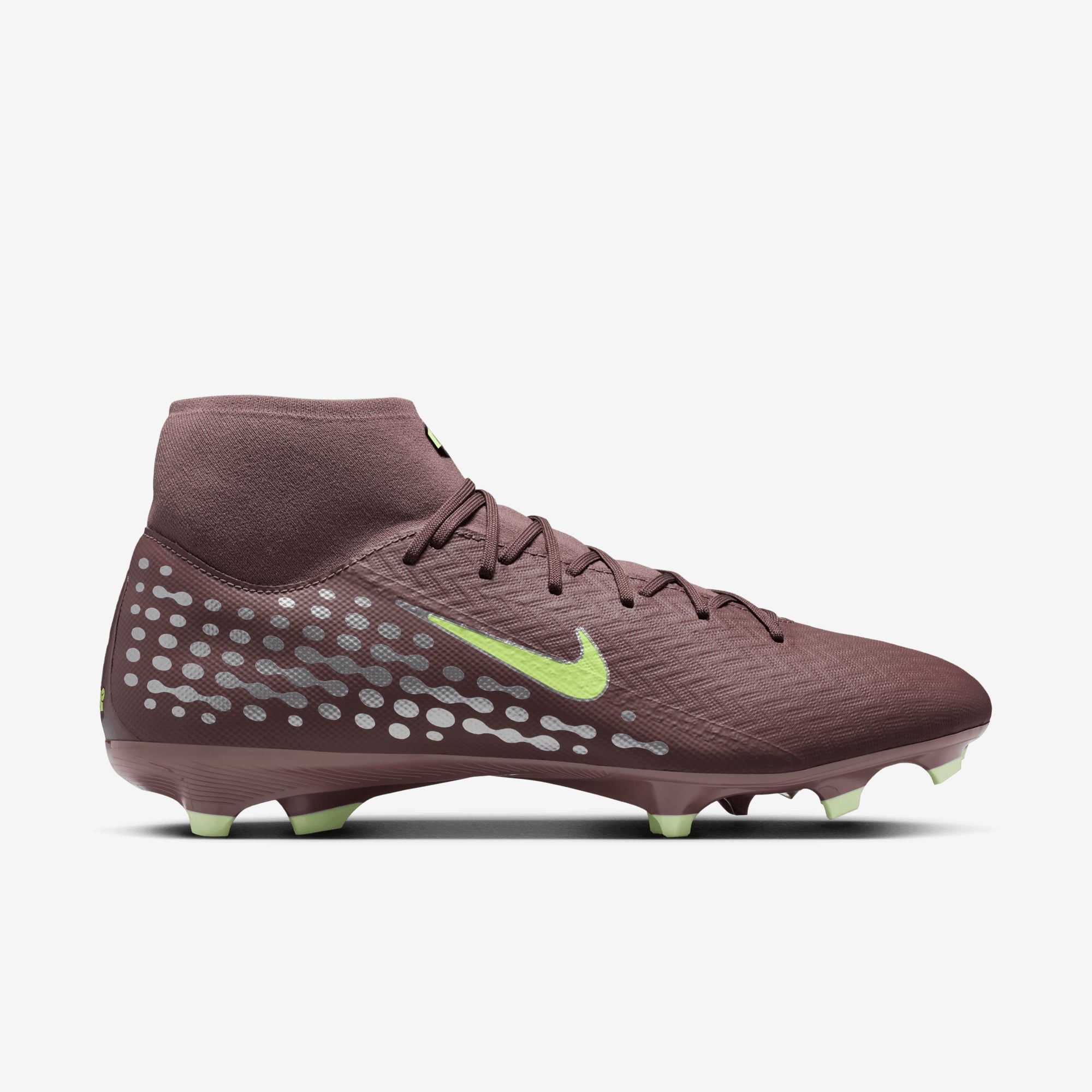 Nike Mercurial Superfly 10 Academy Kylian Mbappé Multi-Ground High-Top Soccer Cleats - Plum Eclipse/Metallic Silver
