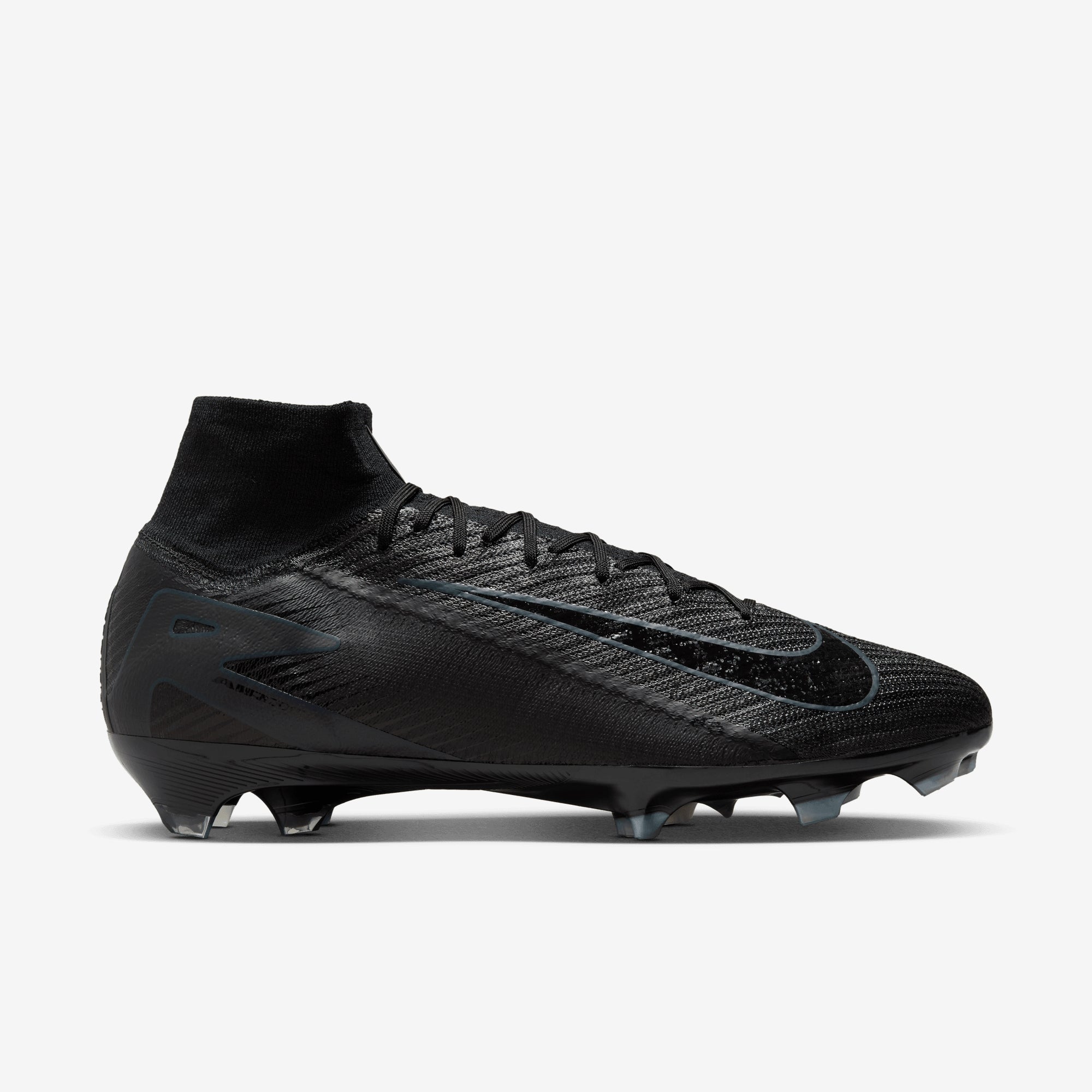 Nike Mercurial Superfly 10 Elite FG High-Top Soccer Cleats - BLACK/BLACK-DEEP JUNGLE