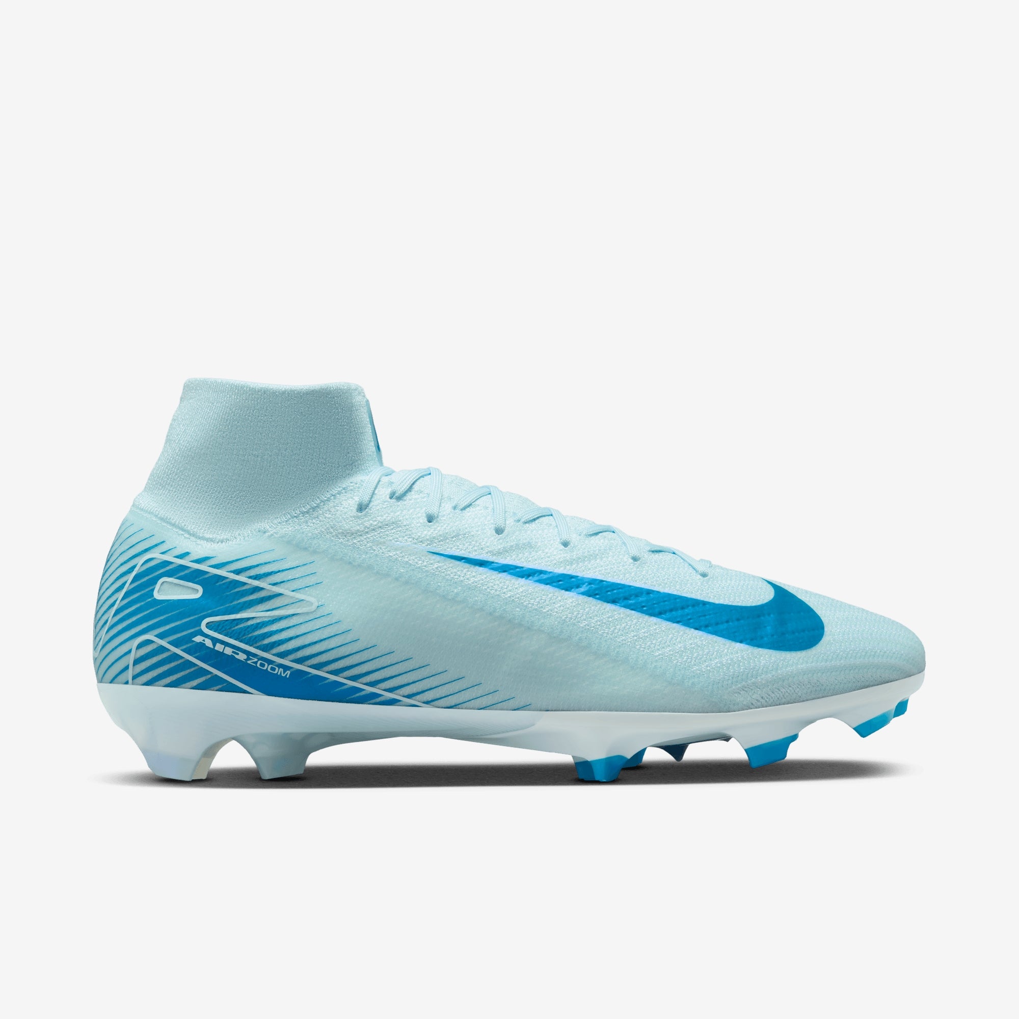 Nike Mercurial Superfly 10 Elite FG High-Top Soccer Cleats - GLACIER BLUE/BLUE ORBIT