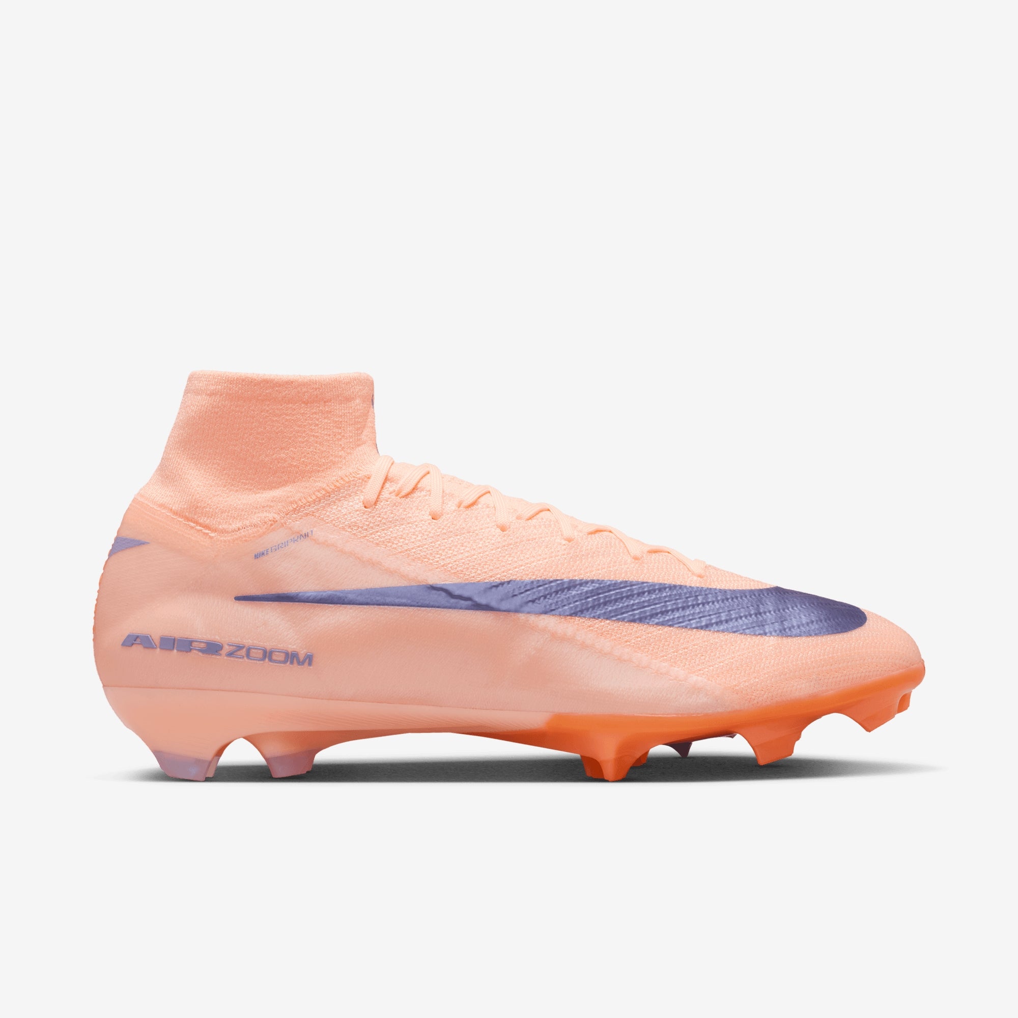 Nike Mercurial Superfly 10 Elite LV8 Firm-Ground High-Top Soccer Cleats - Crimson Tint/Royal Pulse