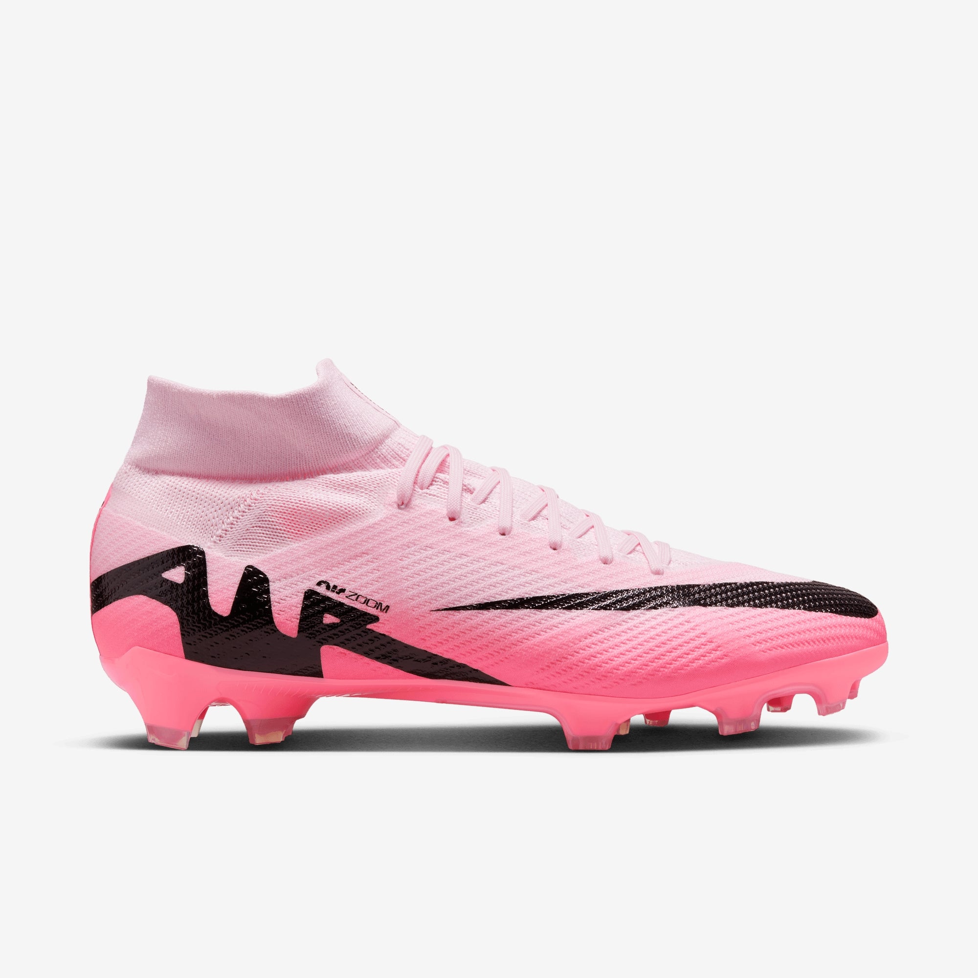 Nike Mercurial Superfly 9 Pro FG High-Top Soccer Cleats - Pink Foam/Black