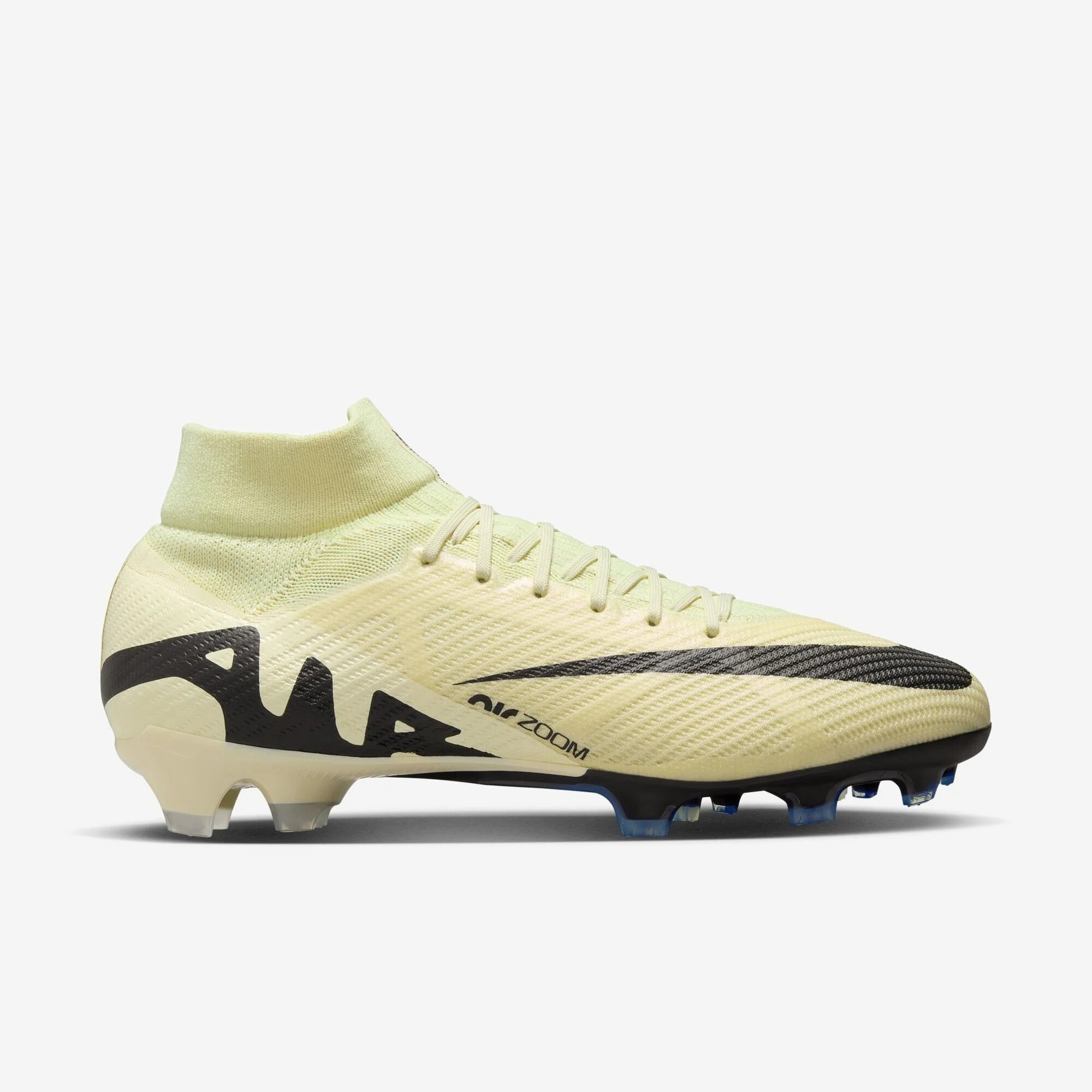 Nike Mercurial Superfly 9 Pro Firm-Ground High-Top Soccer Cleats - Lemonade/Black