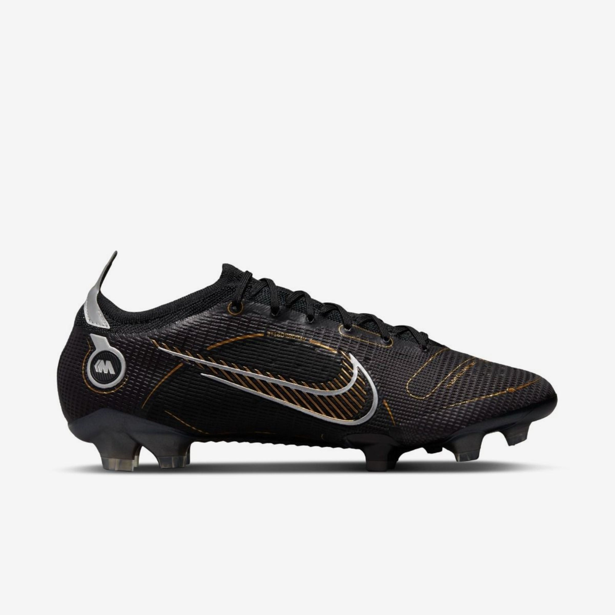 Nike Mercurial Vapor 14 Elite FG Low-Top Soccer Cleats - Black/Gold