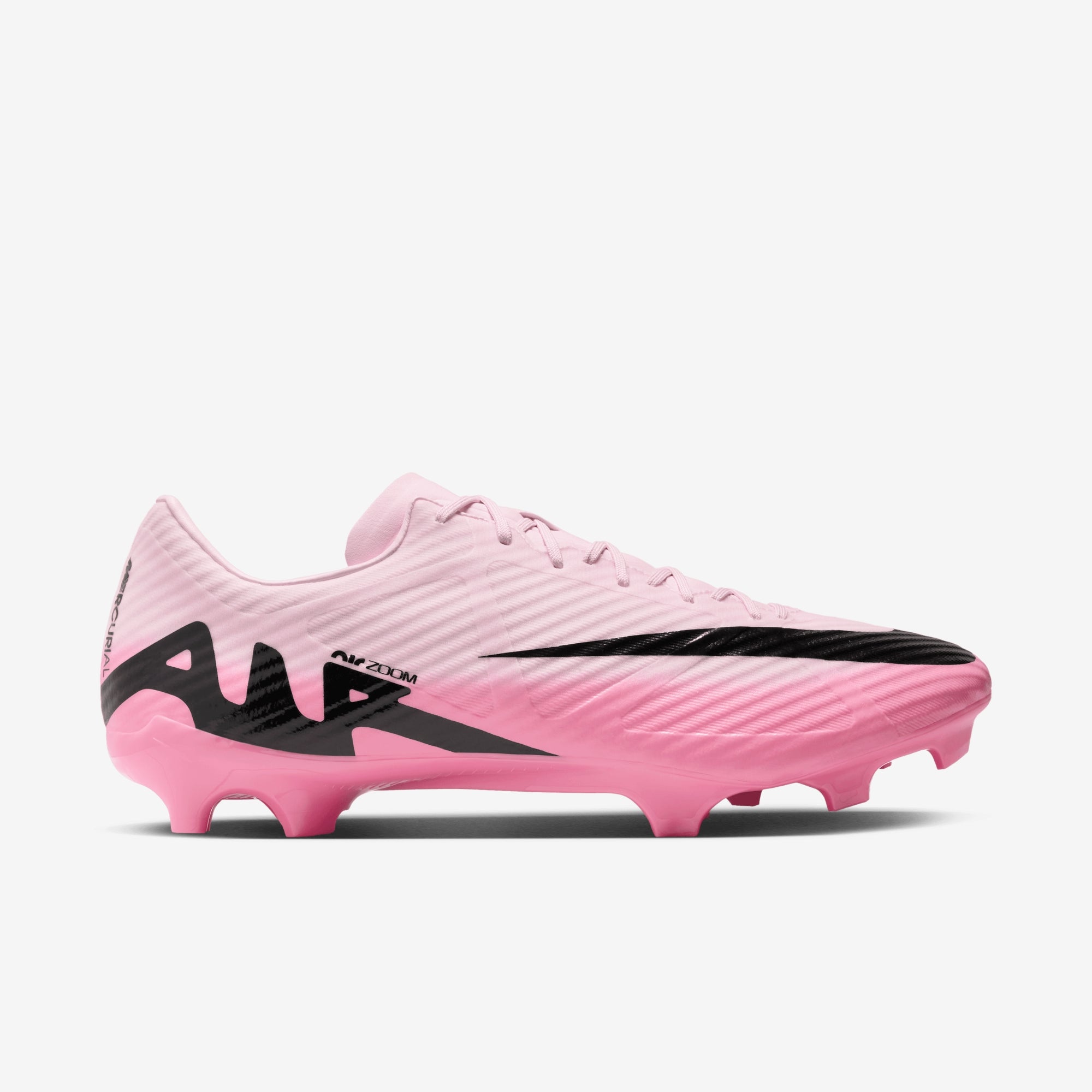 Nike Mercurial Vapor 15 Academy MG Low-Top Soccer Cleats - Pink Foam/Black