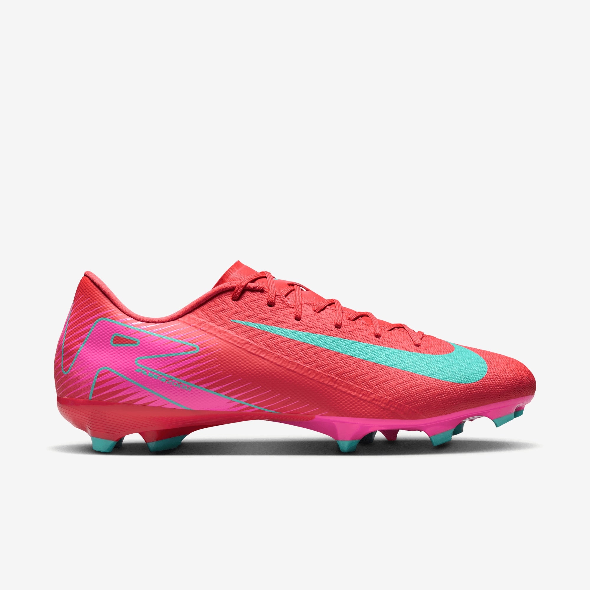 Nike Mercurial Vapor 16 Academy MG Low-Top Soccer Cleats - Ember Glow/Aurora Green