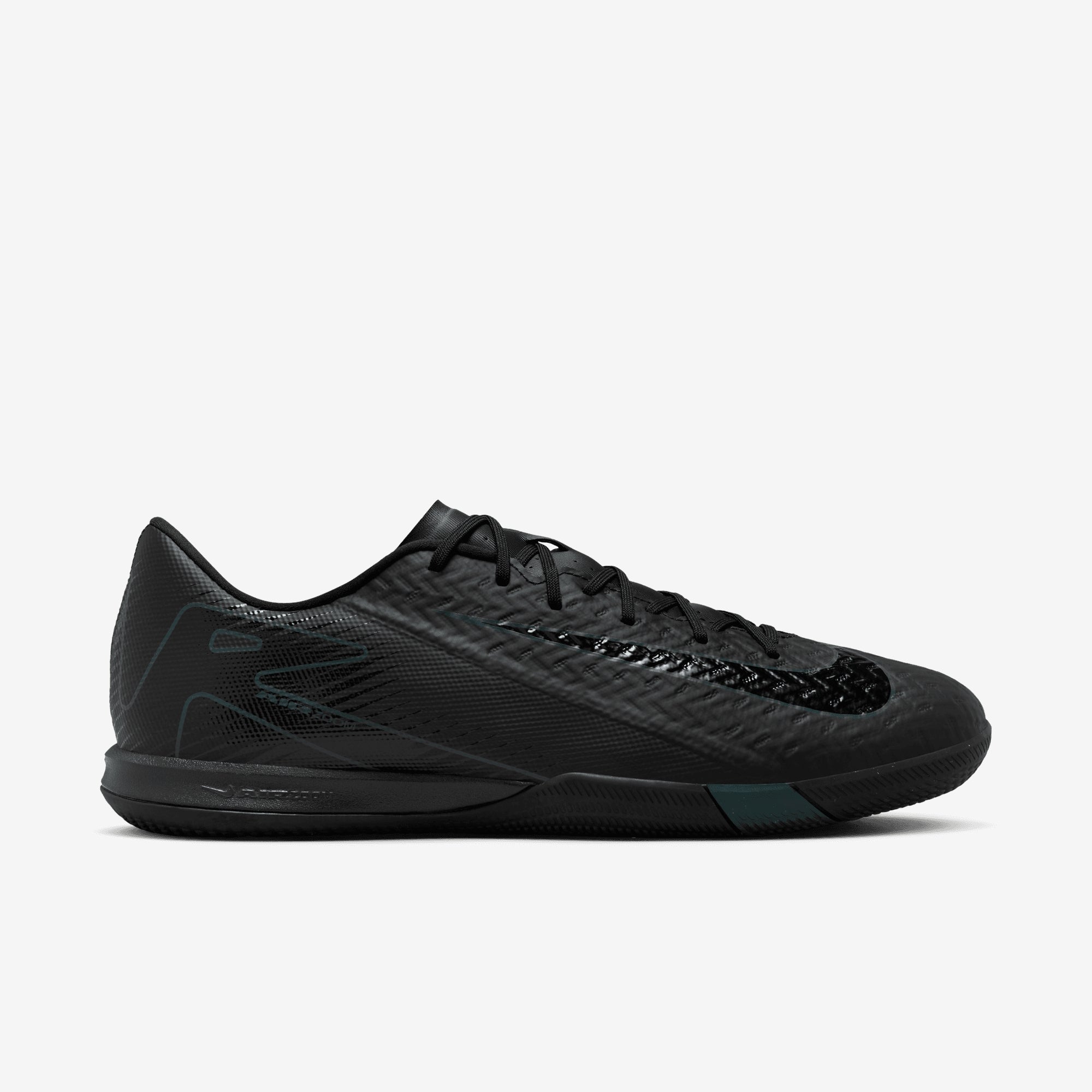 Nike Mercurial Vapor 16 Academy IC Low-Top Soccer Shoes - Black/Black-Deep Jungle