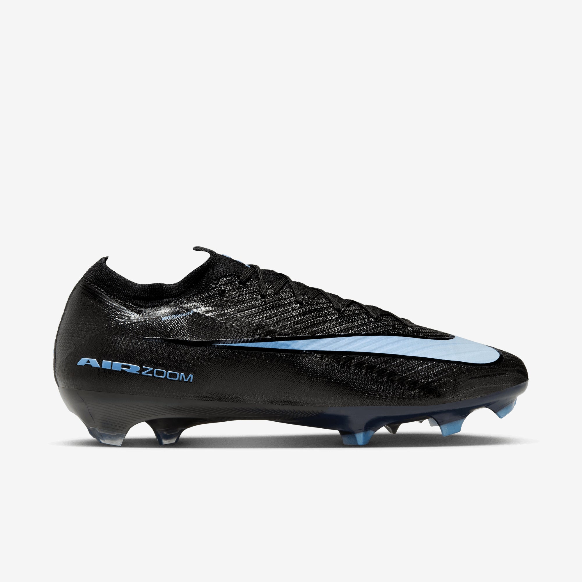 Nike Mercurial Vapor 16 Elite Firm-Ground Low-Top Soccer Cleats - Black/Ice Blue