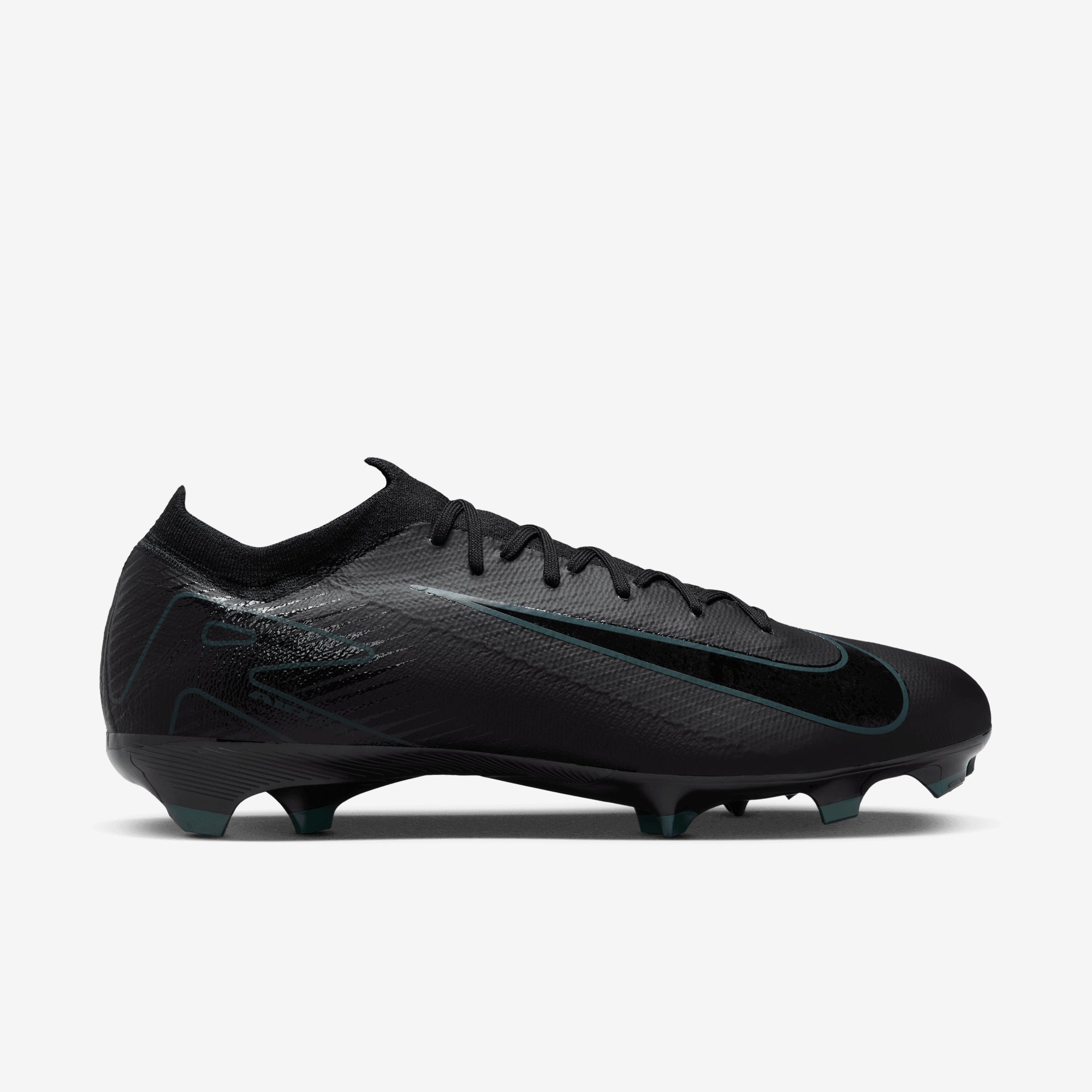 Nike Mercurial Vapor 16 Pro FG Low-Top Soccer Cleats - Black/Black-Deep Jungle