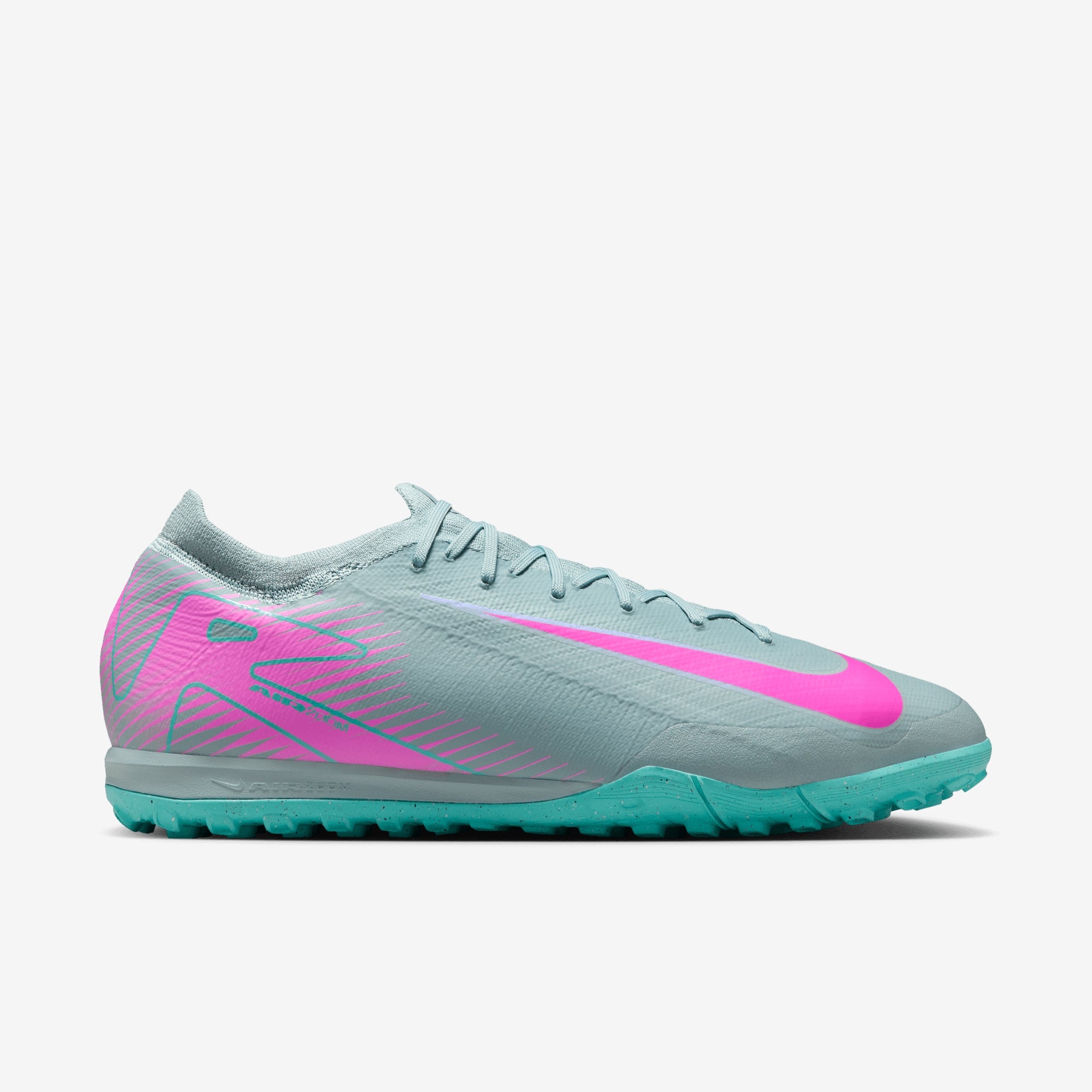 Nike Mercurial Vapor 16 Pro TF Low-Top Soccer Shoes - Ocean Cube/Pink Blast