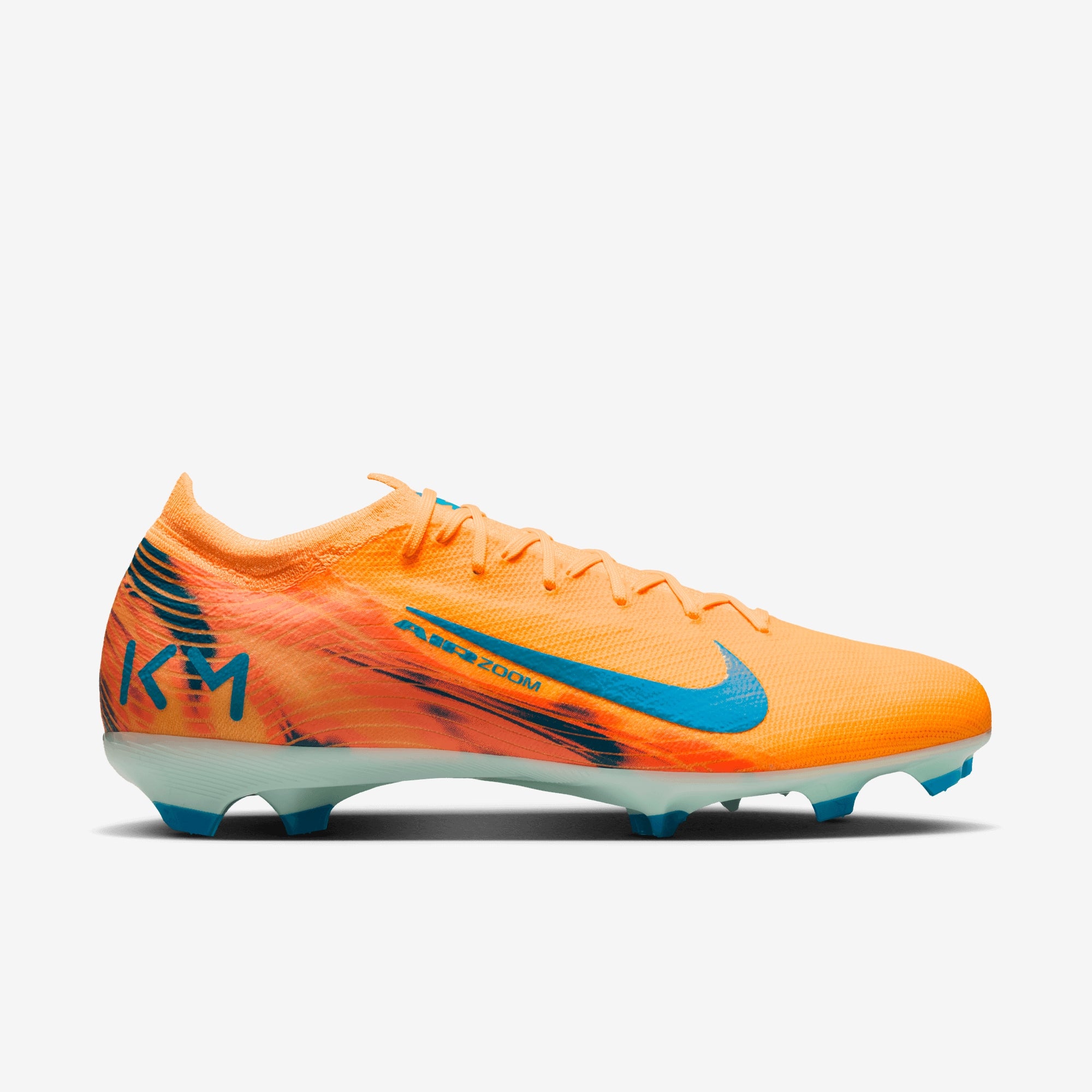 Nike Mercurial Vapor 16 Pro Kylian Mbappé Firm-Ground Low-Top Soccer Cleats - Melon Tint/Neo Turq-Igloo
