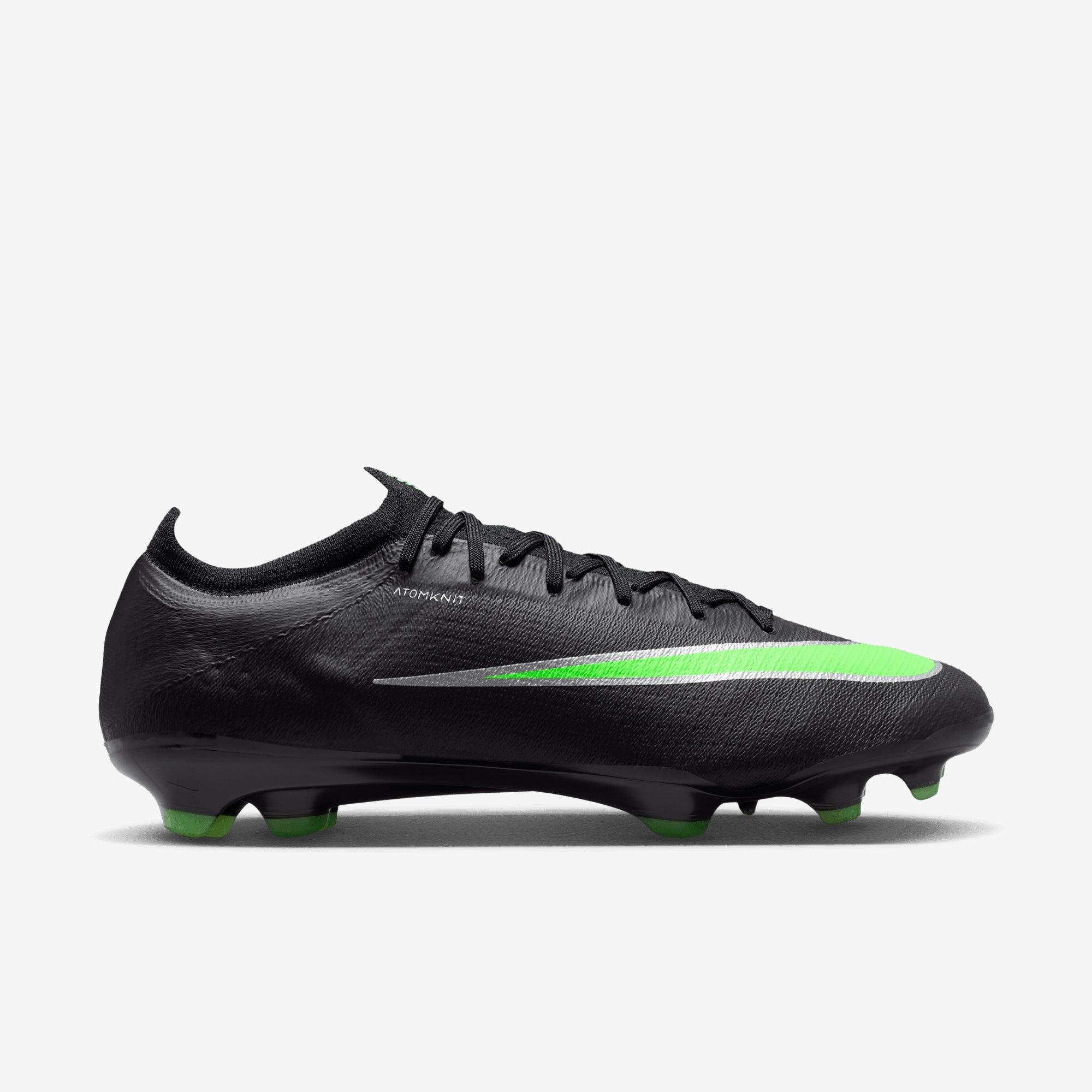 Nike Mercurial Vapor 17 Elite Firm-Ground Low-Top Soccer Cleats - Black/Illusion Green-Black