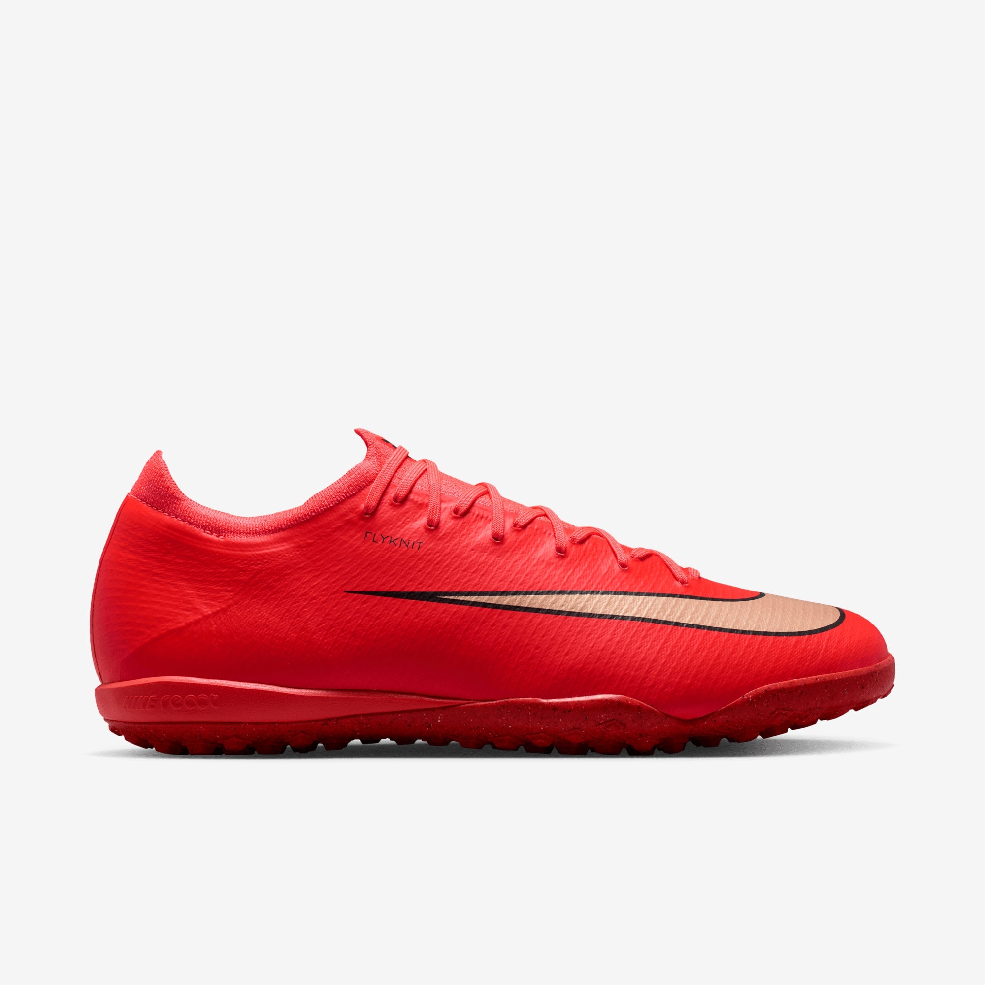 Nike Mercurial Vapor 17 Pro Turf Low-Top Soccer Shoes - Bright Crimson/Blur
