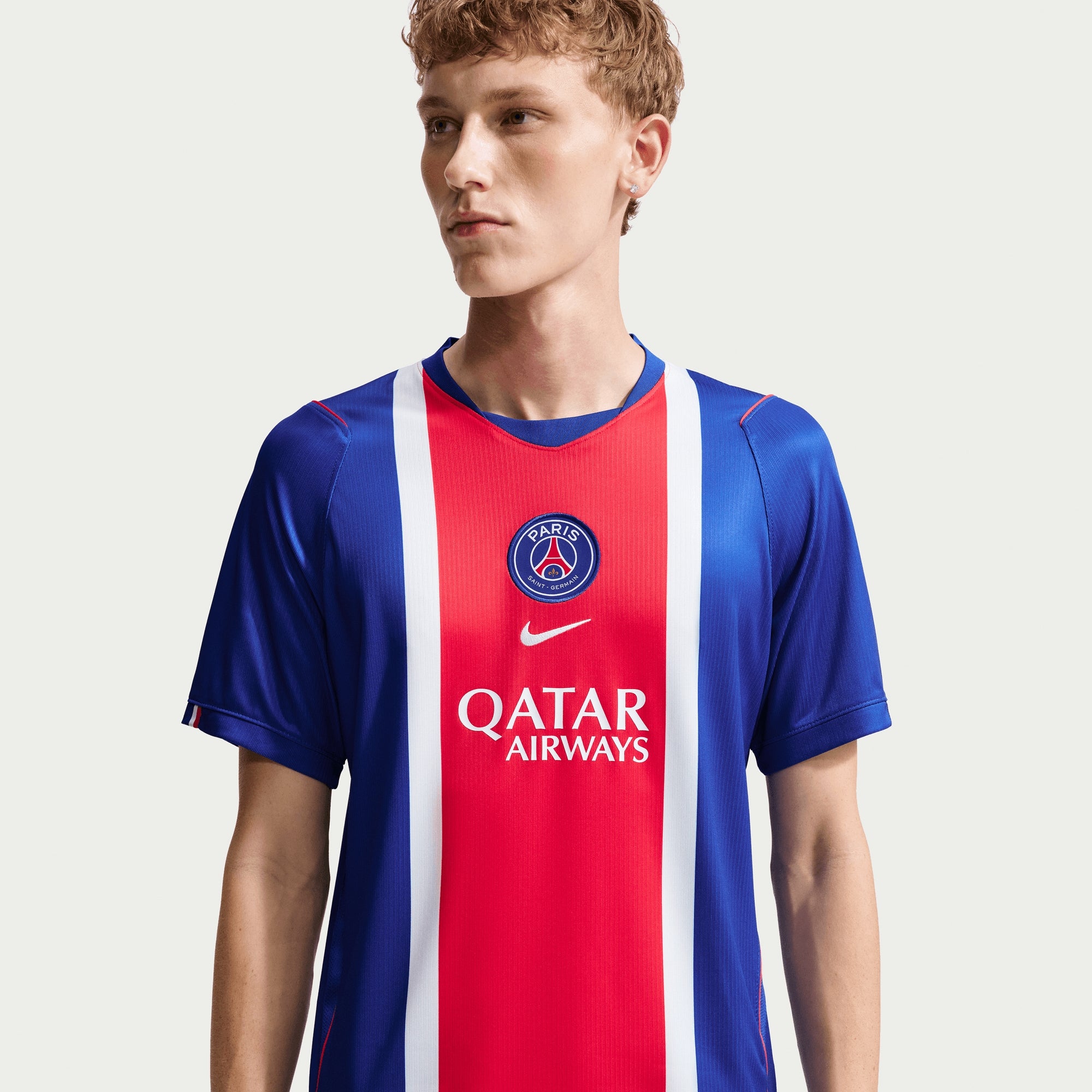 Nike Paris Saint-Germain 2026/27 Stadium Home Men's Dri-FIT Soccer Repica Jersey - Old Royal/White/University Red/White