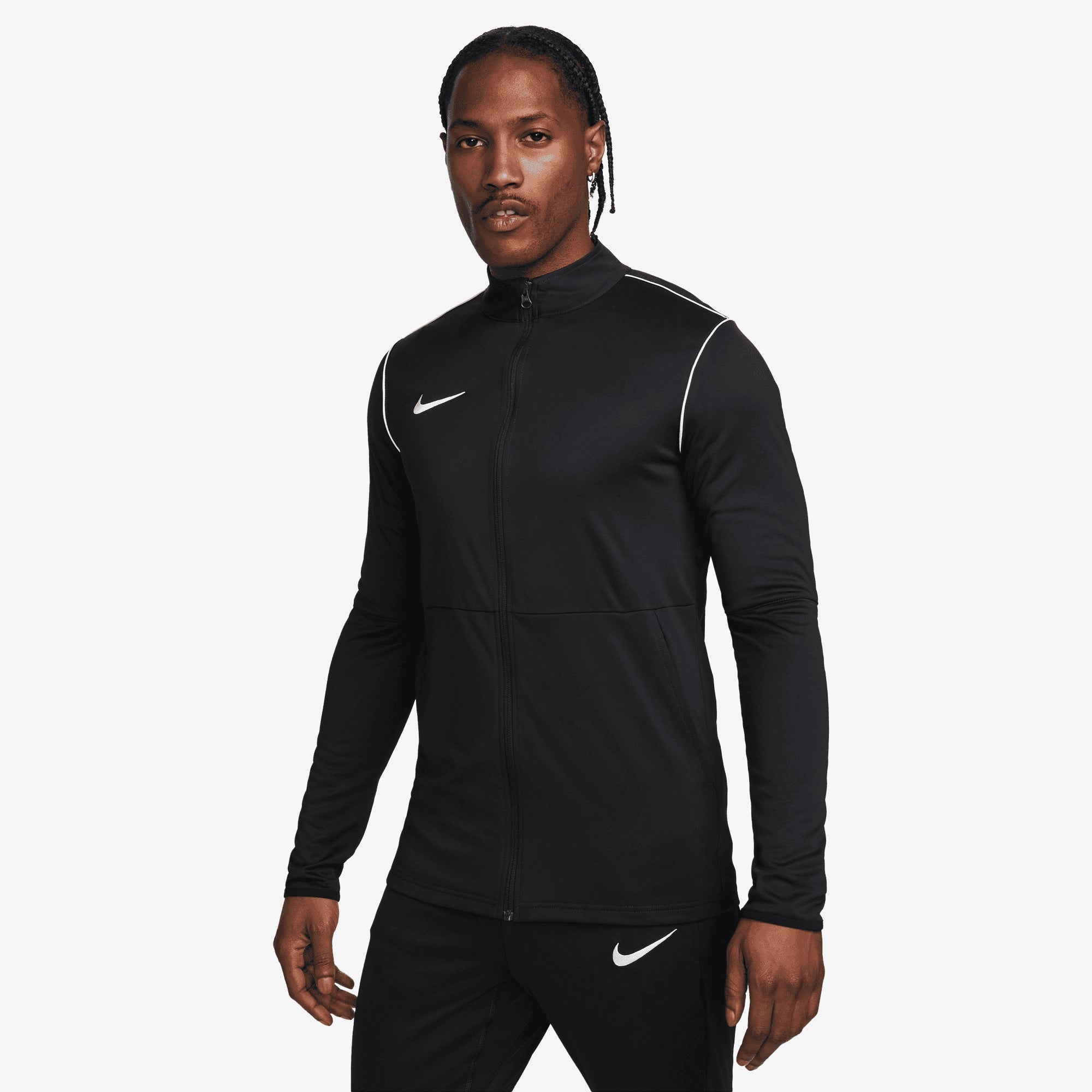 Nike Park 20 Men's Dri-FIT Soccer Track Jacket - Black/White/White