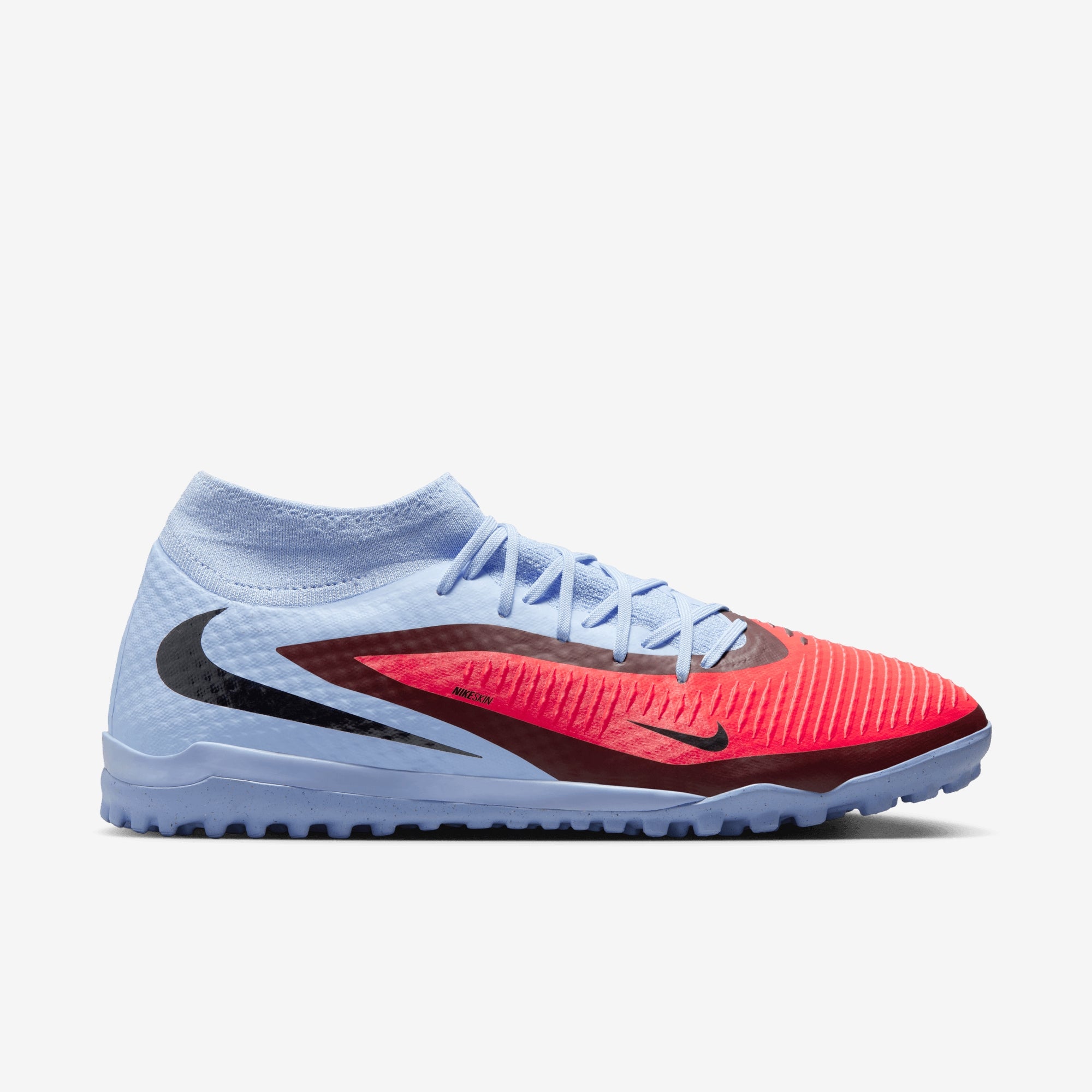 Nike Phantom 6 High Academy Turf Soccer Shoes - Blue