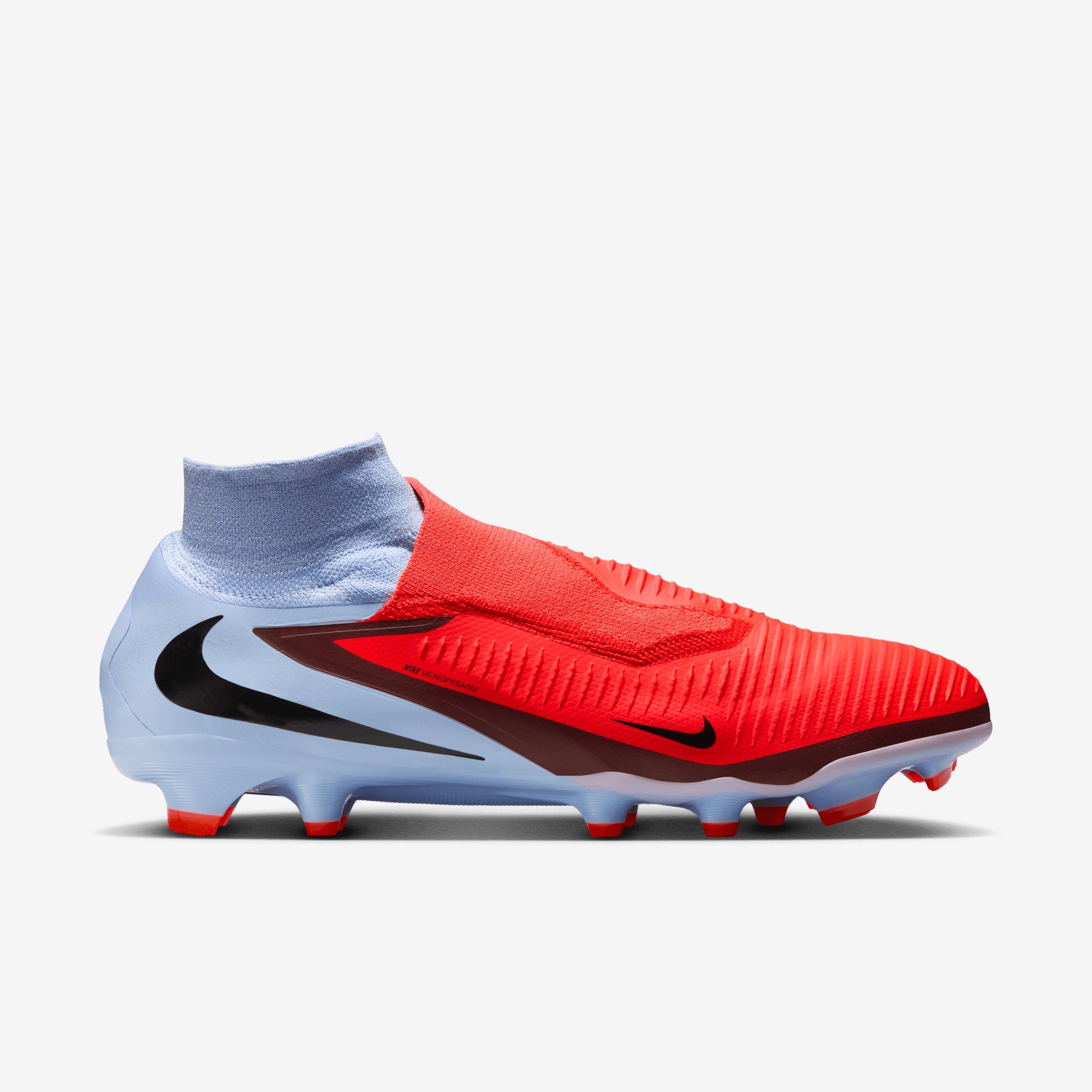 Nike Phantom 6 High Pro Firm-Ground Soccer Cleats - Royal Tint/Bright Crimson