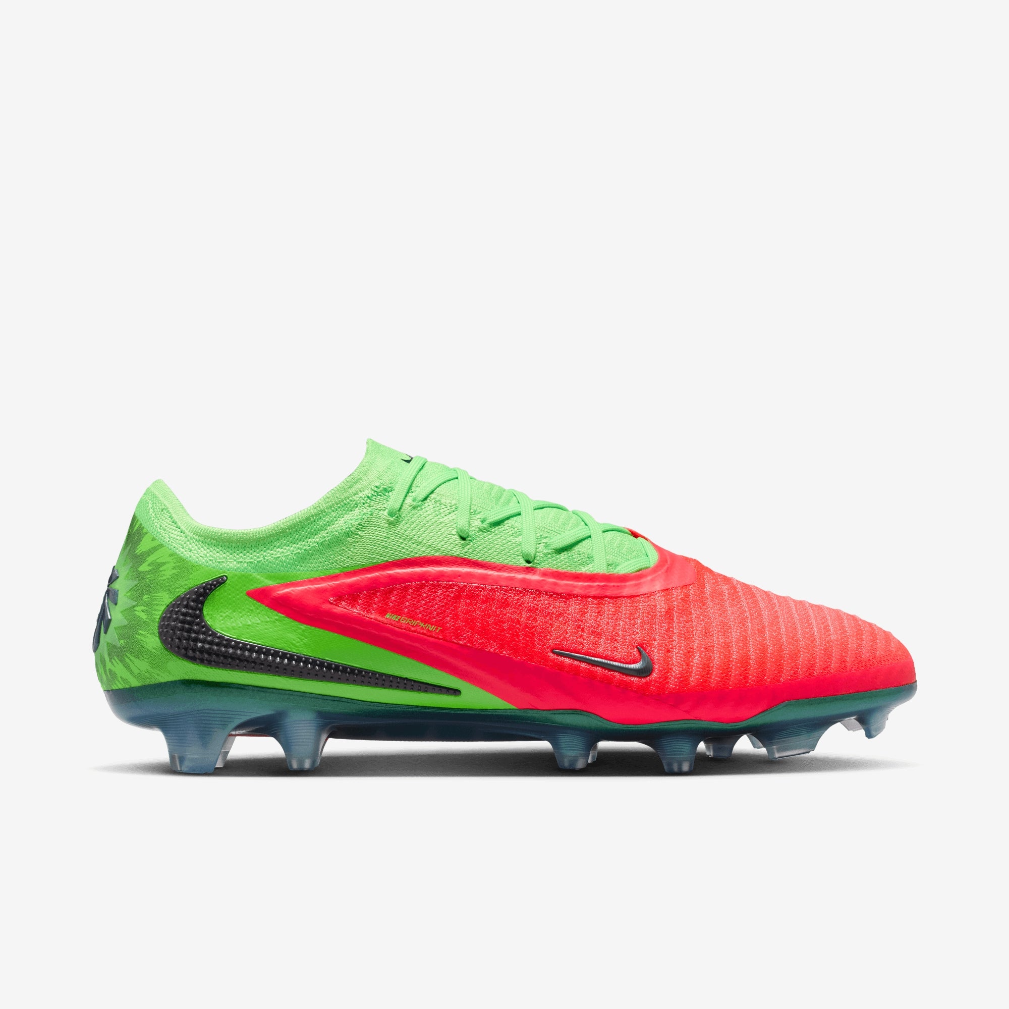 Nike Phantom 6 Low Elite Erling Haaland Firm-Ground Soccer Cleats - Hot Punch/Black-Green Strike