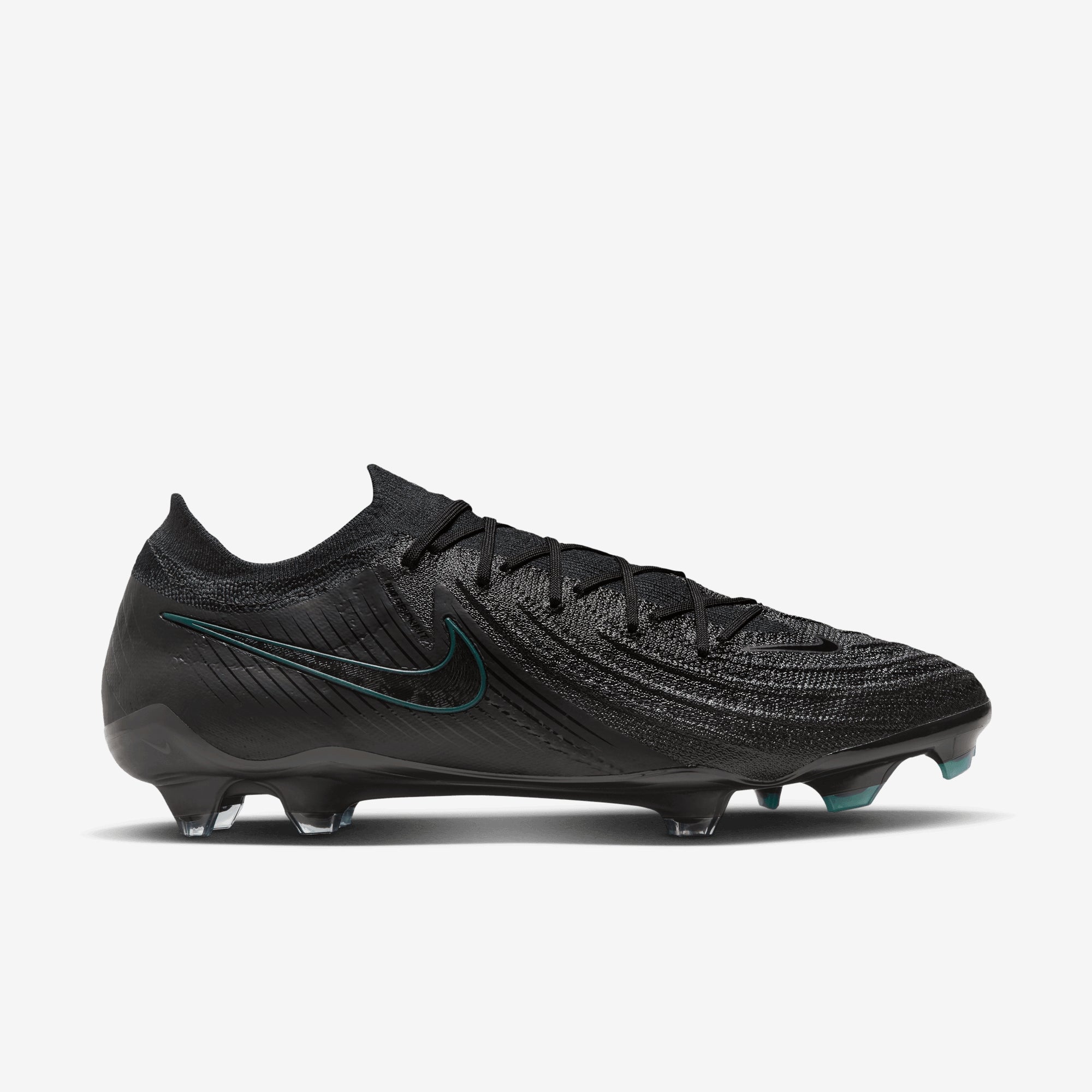 Nike Phantom GX 2 Elite FG Low-Top Soccer Cleats - Black/Black-Deep Jungle