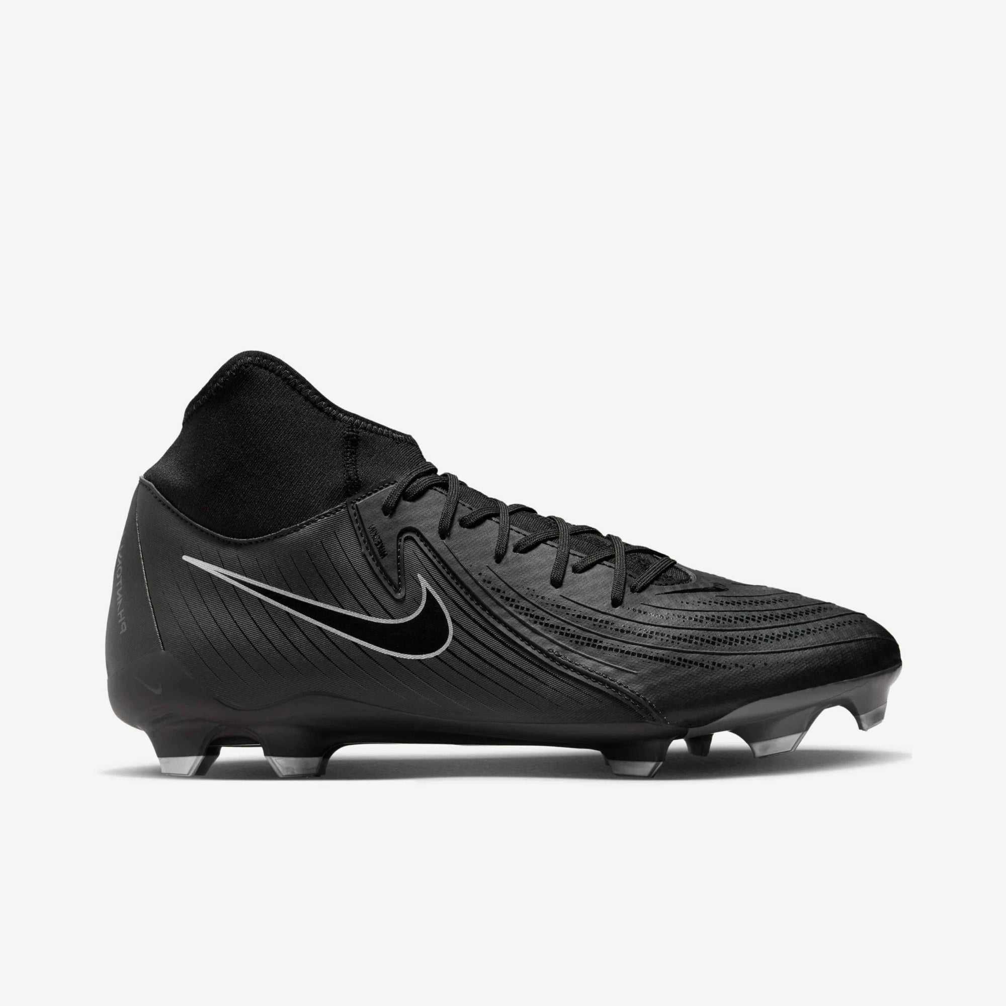 Nike Phantom Luna 2 Academy Multi-Ground High-Top Soccer Cleats - Black/Black