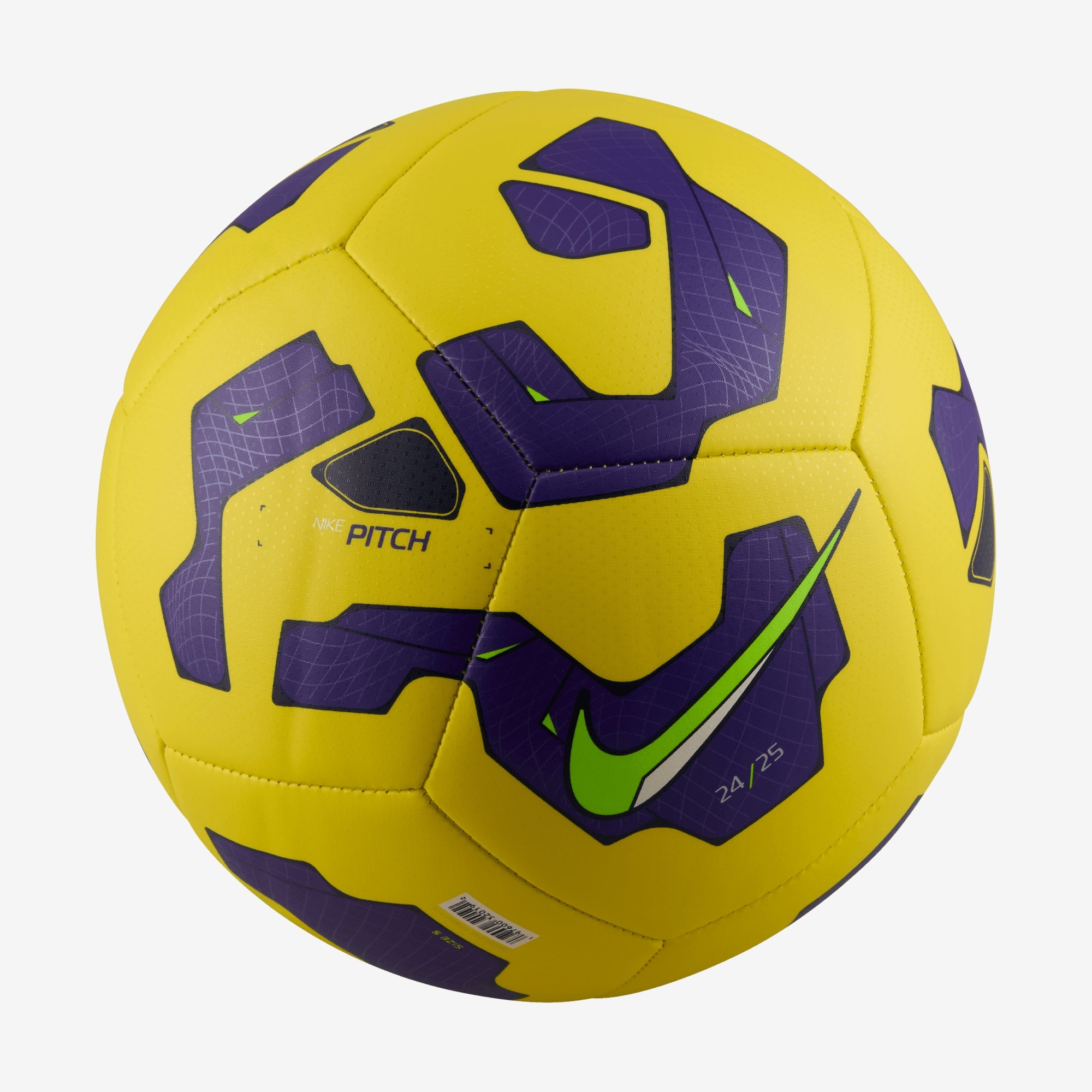 Nike Pitch Soccer Ball - Yellow/Field Purple/Electric Green