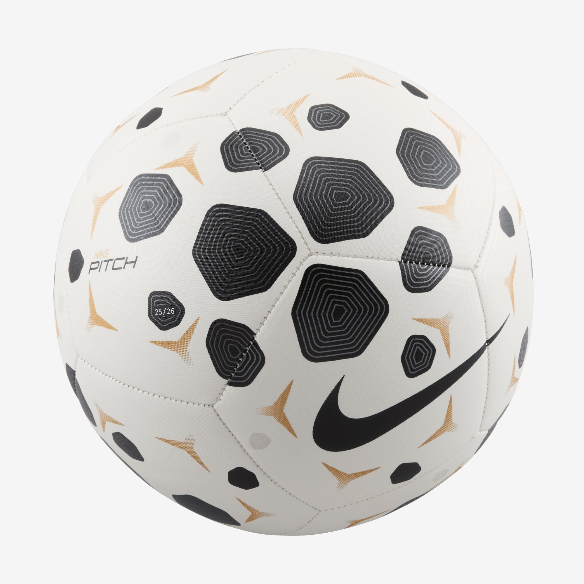 Nike Pitch Soccer Ball - White/Black/Black
