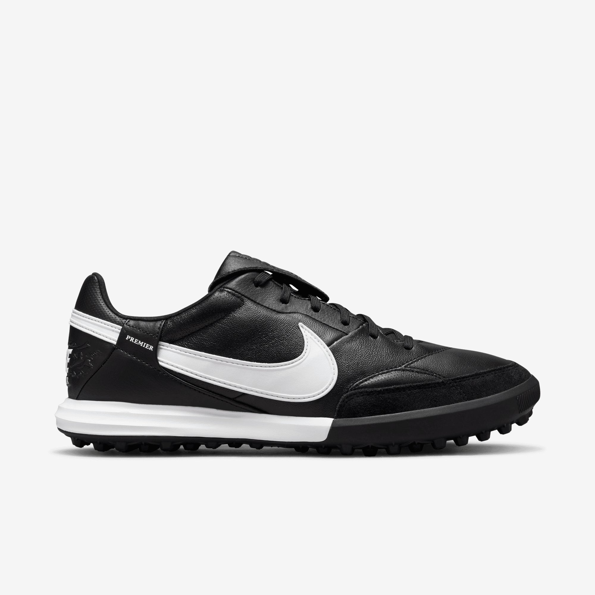 Nike Premier 3 TF Low-Top Soccer Shoes - Black/White