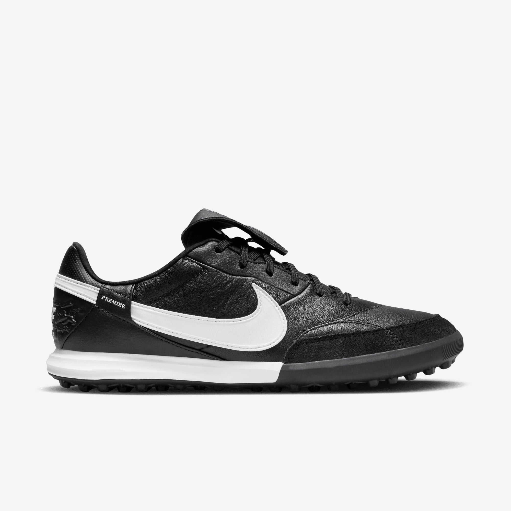 Nike Premier 3 TF Low-Top Soccer Shoes - Black/White