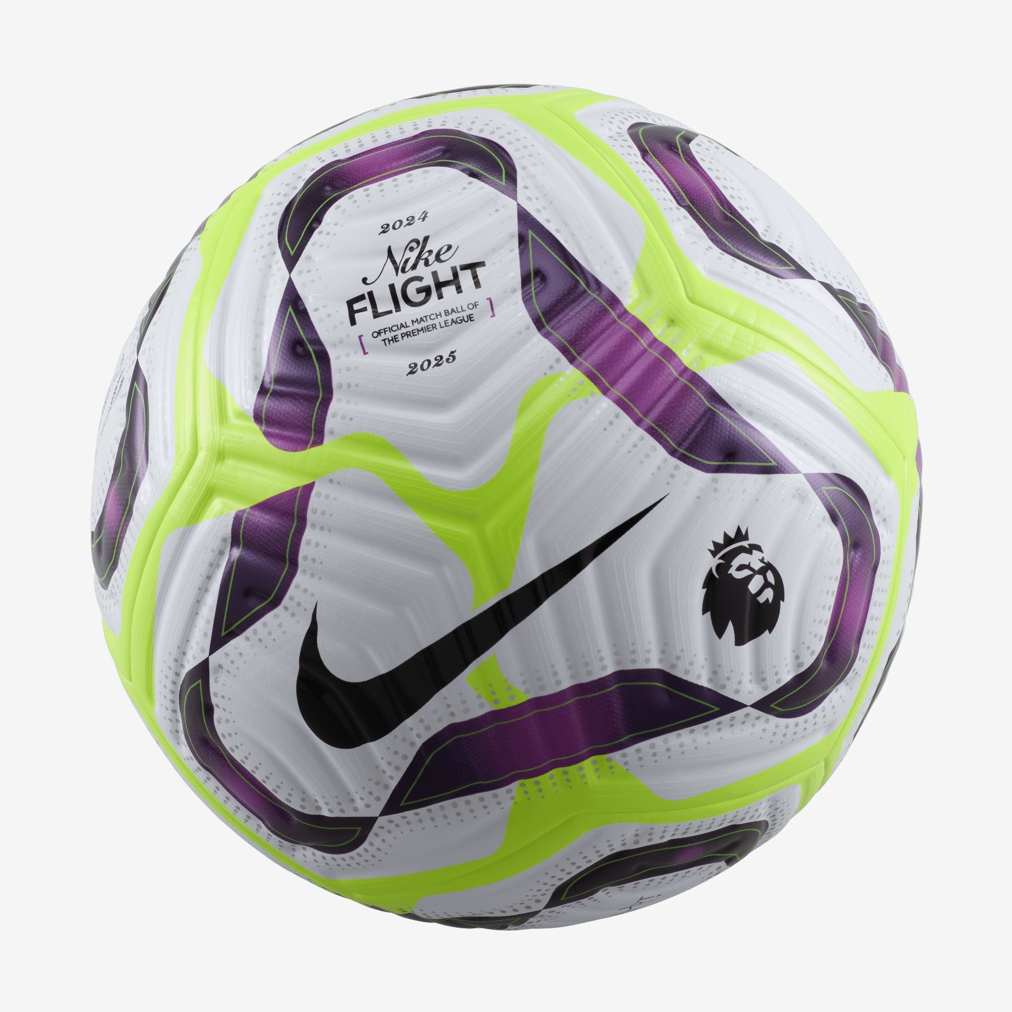 Nike Premier League Flight Soccer Ball - White/Bold Berry/Volt/Black