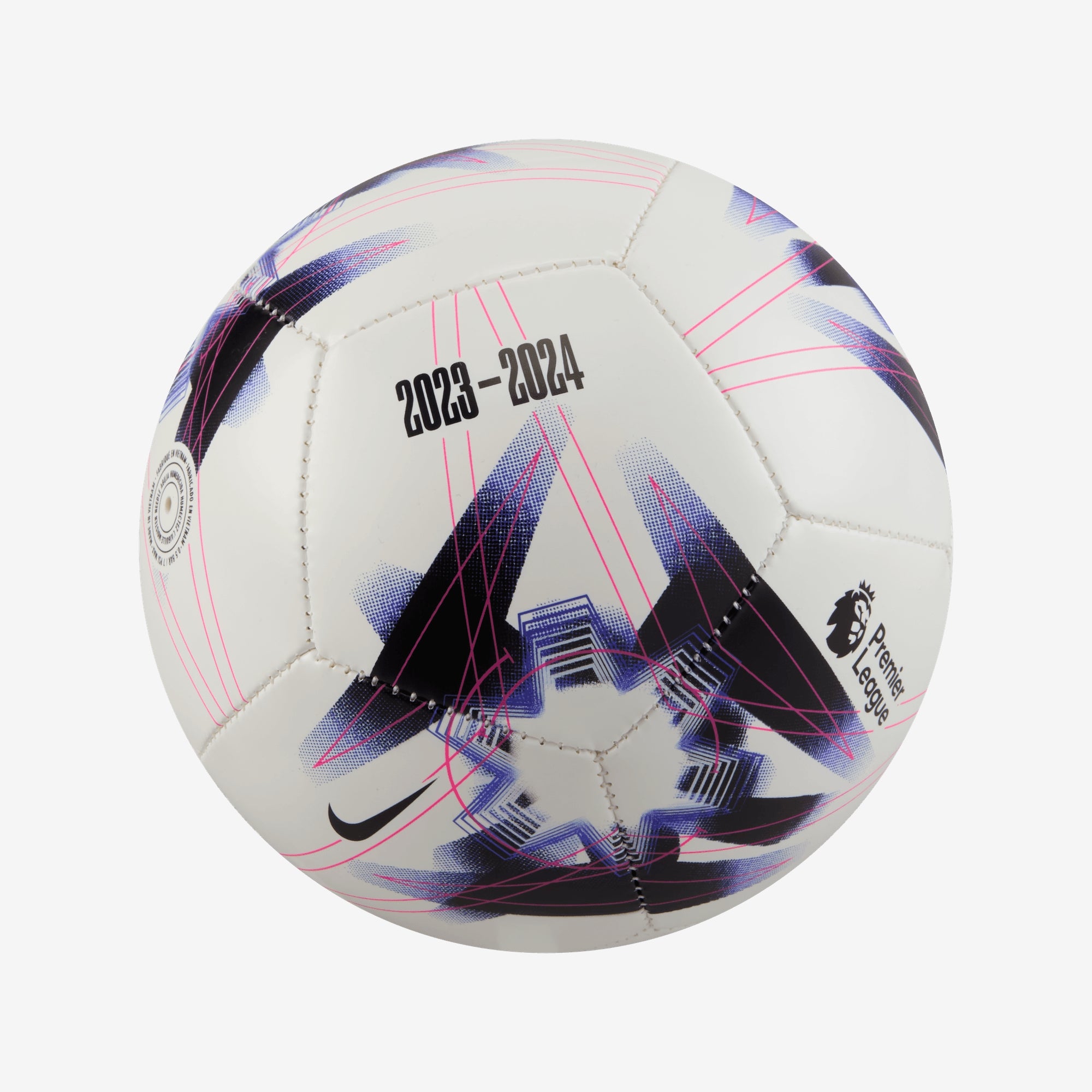 Nike Premier League Skills Soccer Ball - White/Fierce Purple/White