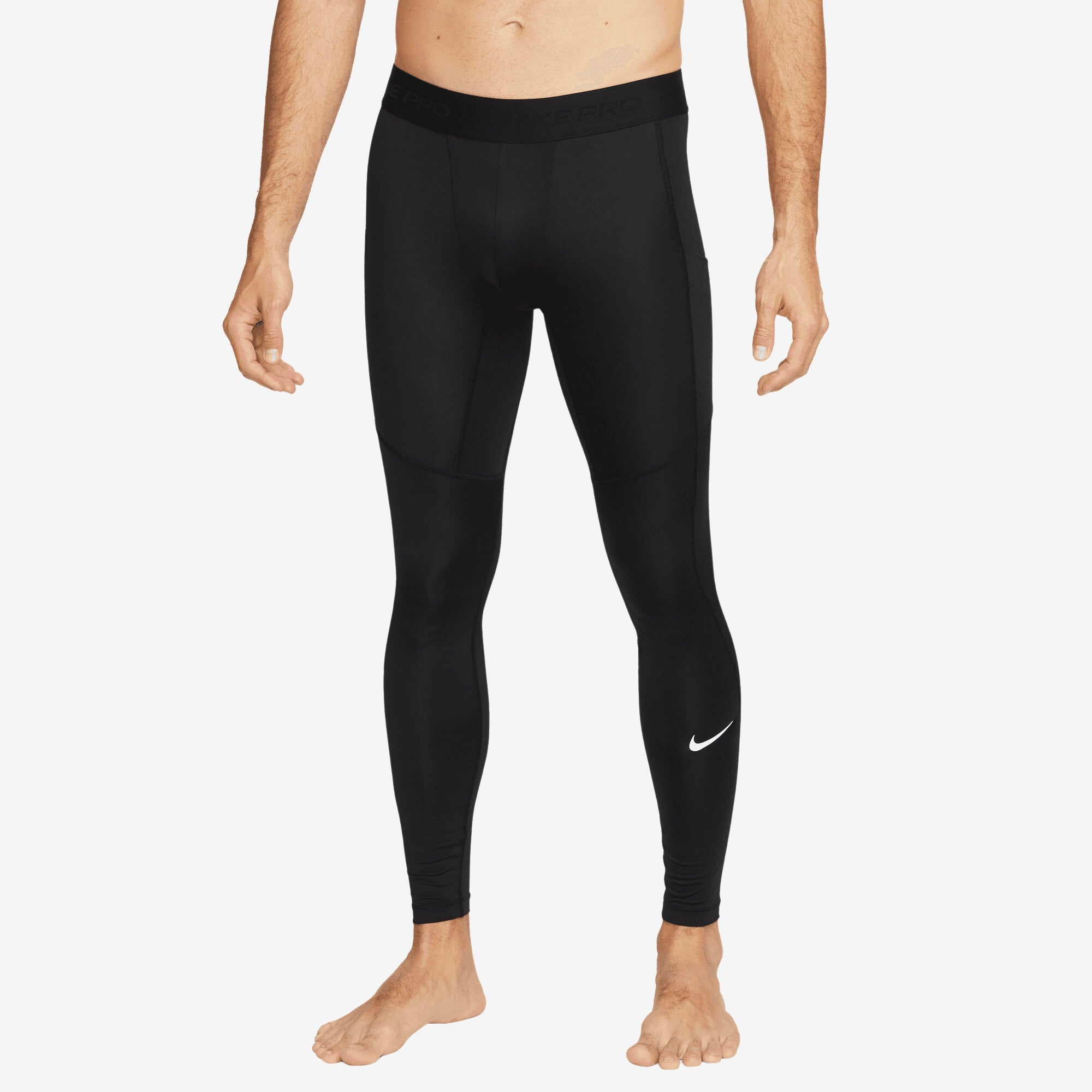 Nike Pro Men's Dri-FIT Fitness Tights - Black/White