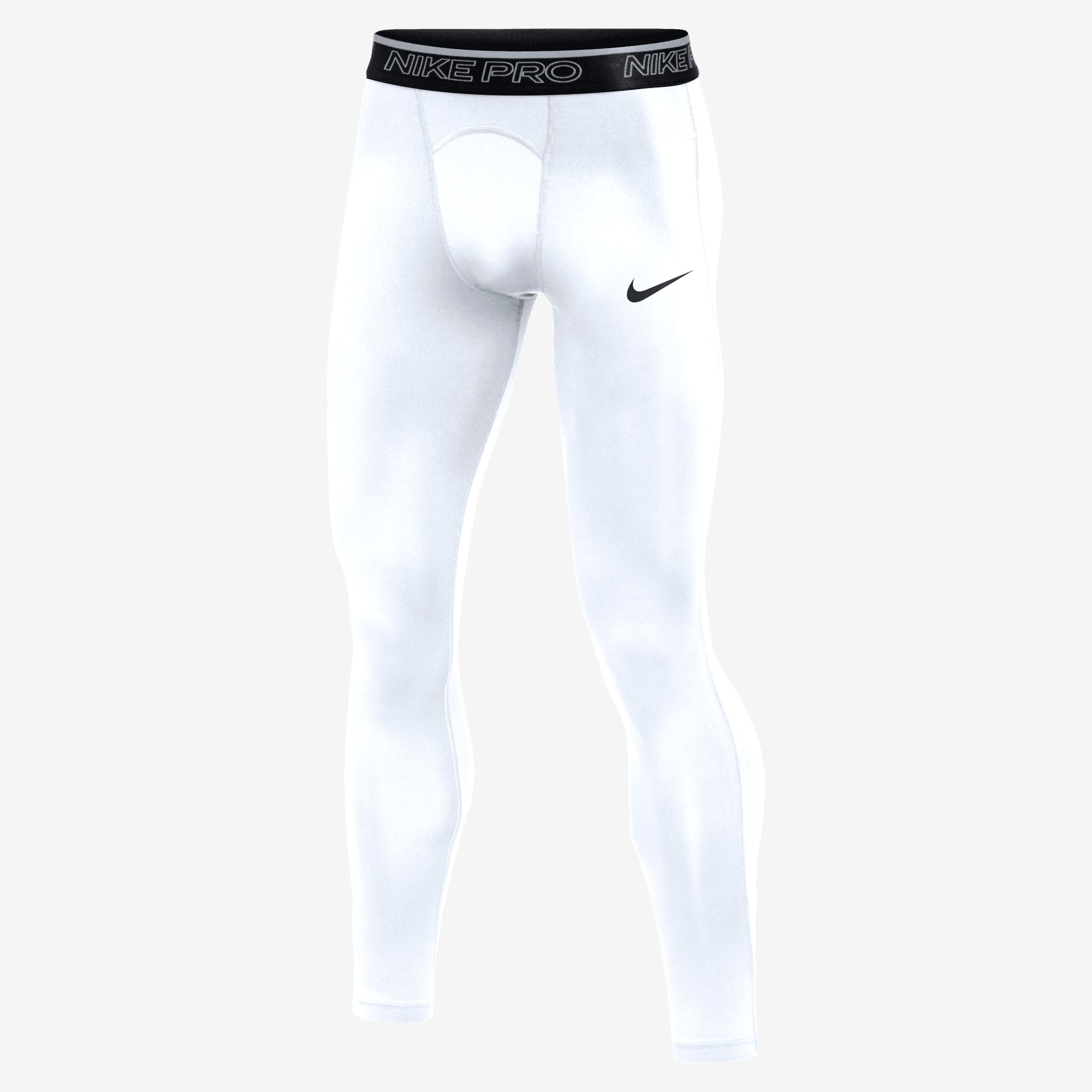 Nike Pro Men's Tights - White/Black