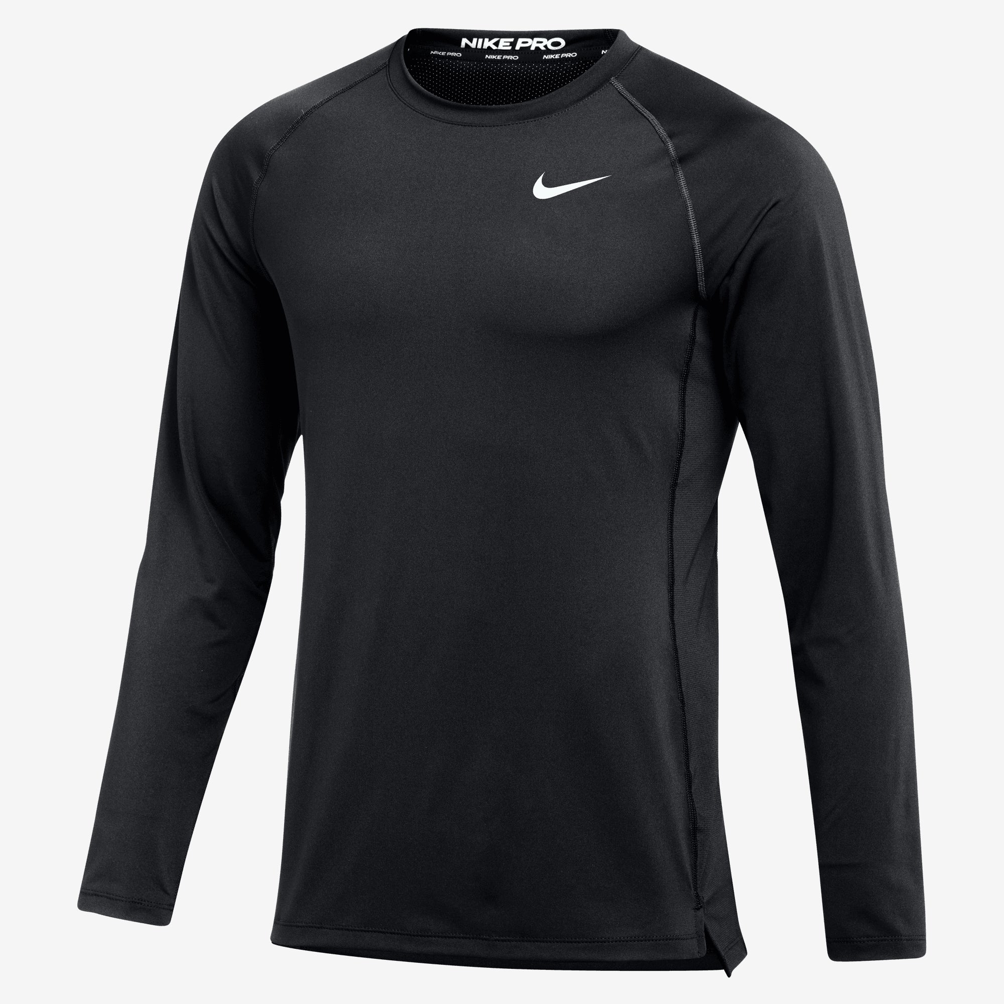 Nike Pro Men's Long-Sleeve Top - Black/White