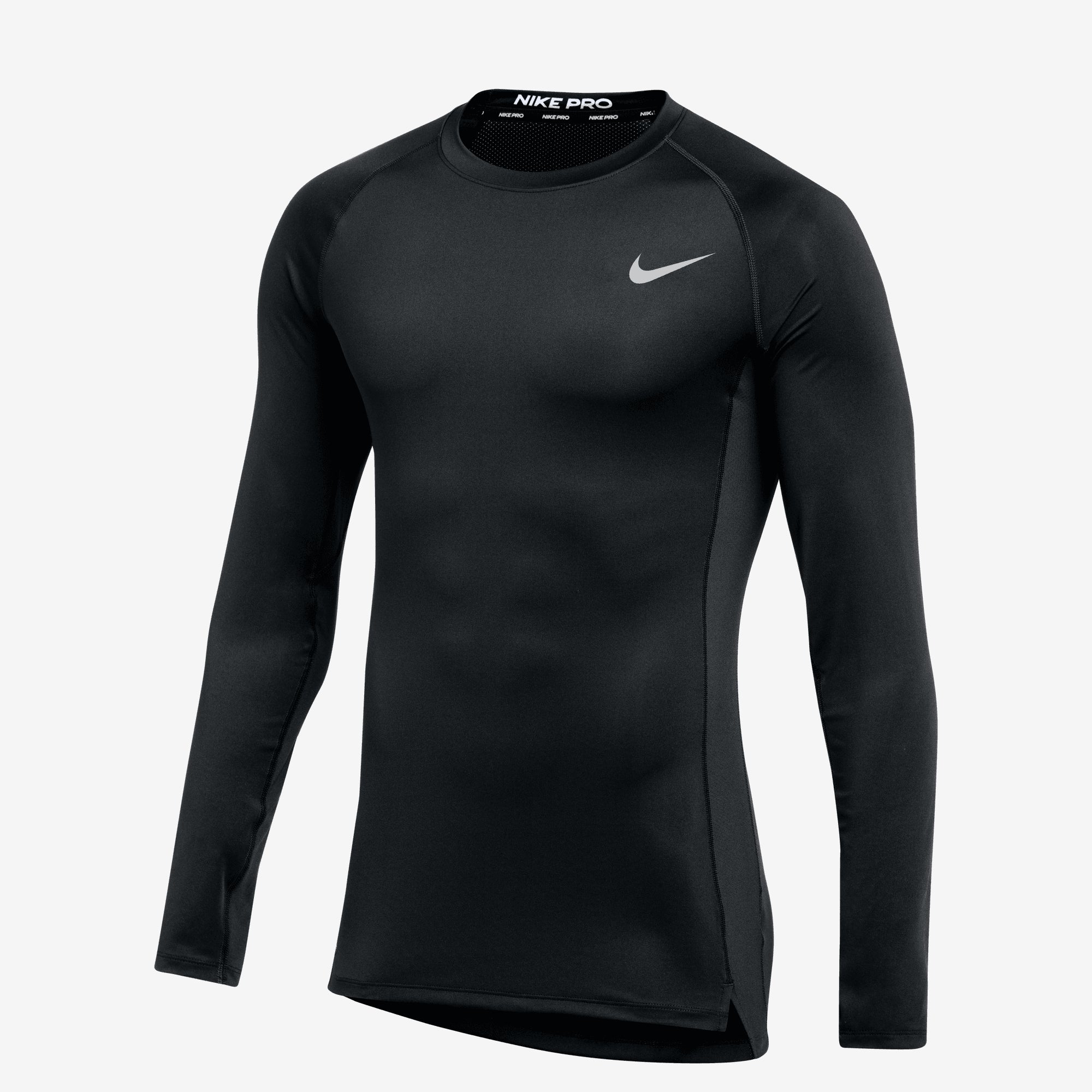 Nike Pro Men's Long-Sleeve Top - Black/White