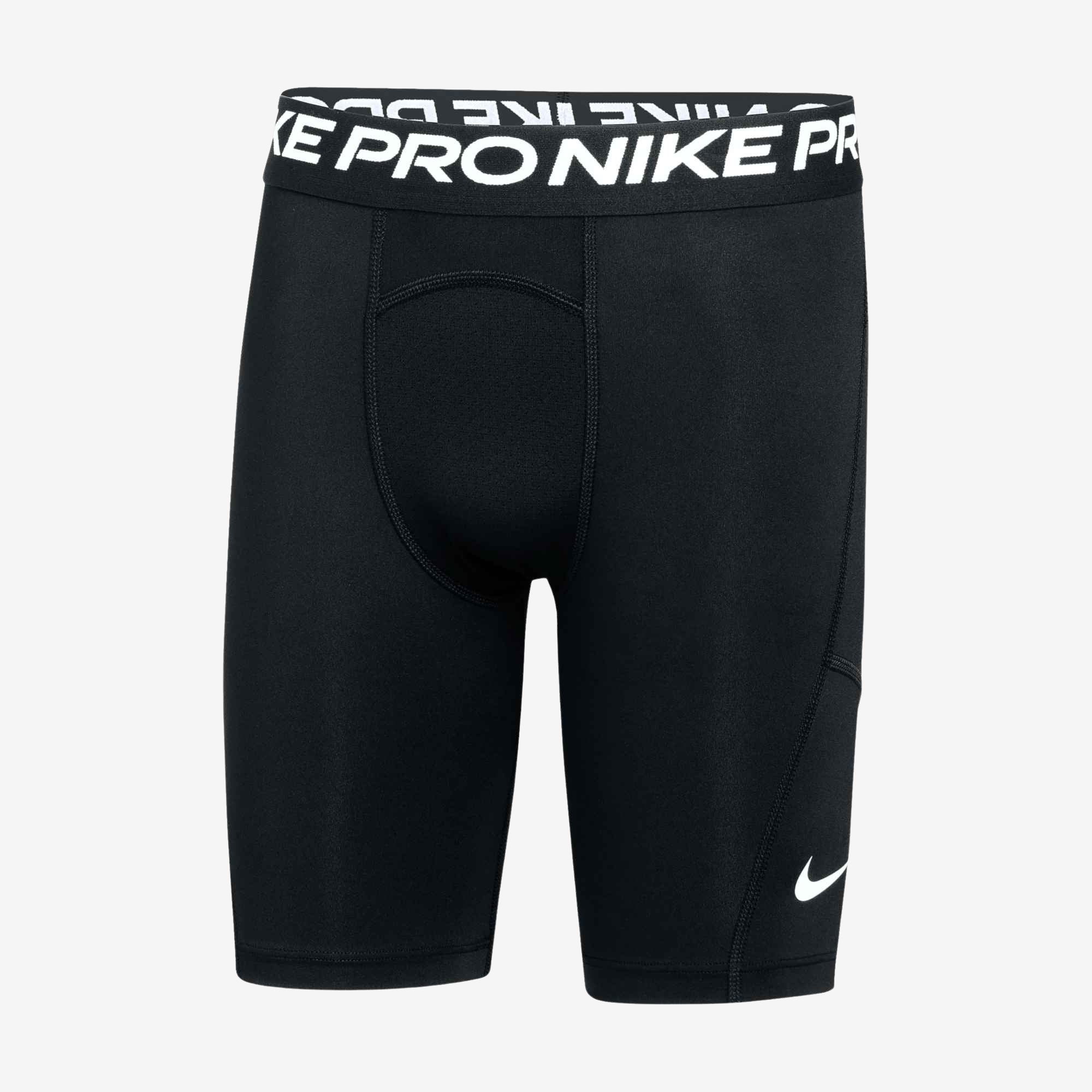 Nike Pro Big Kids' (Boys') Shorts - Black/White
