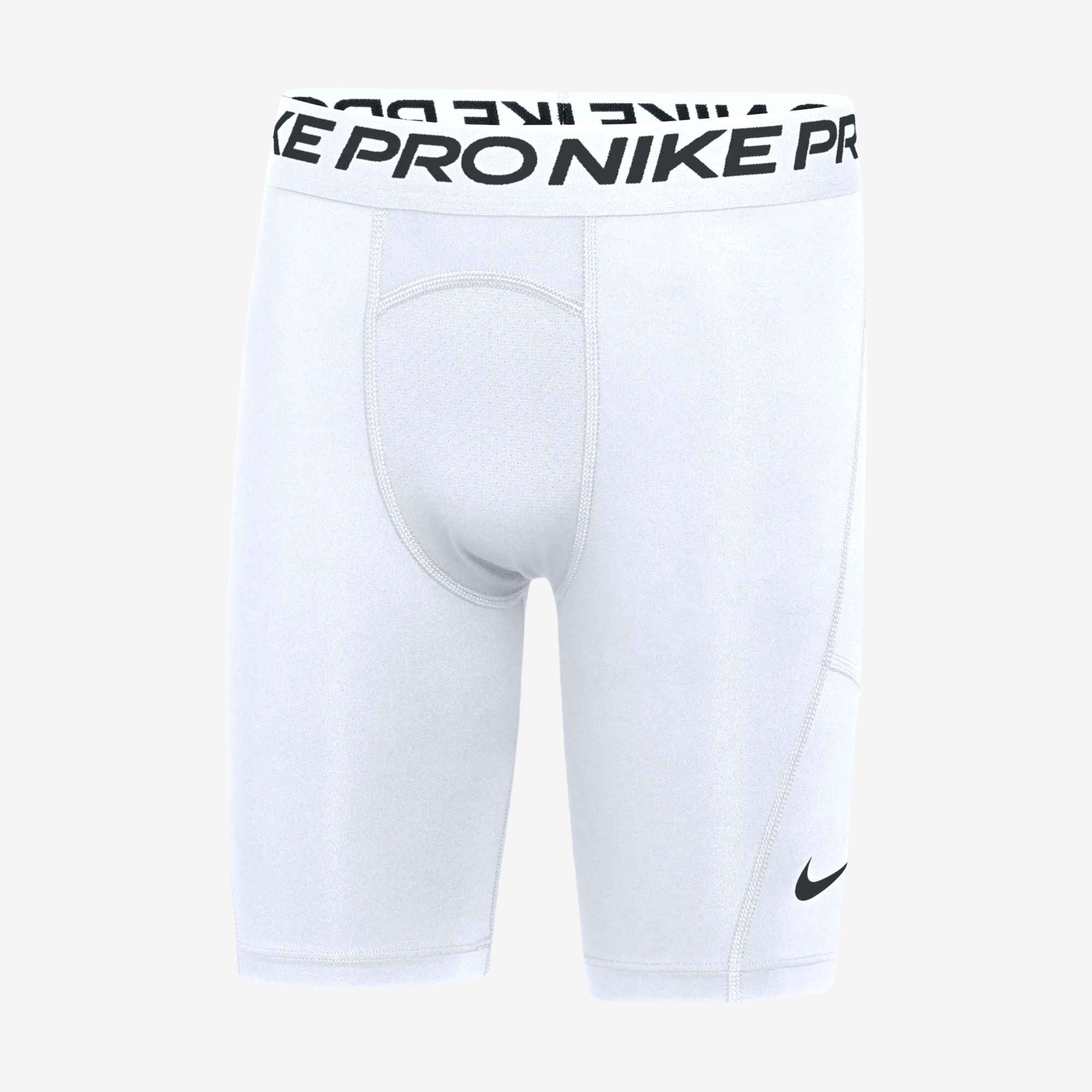 Nike Pro Big Kids' (Boys') Shorts - White/Black